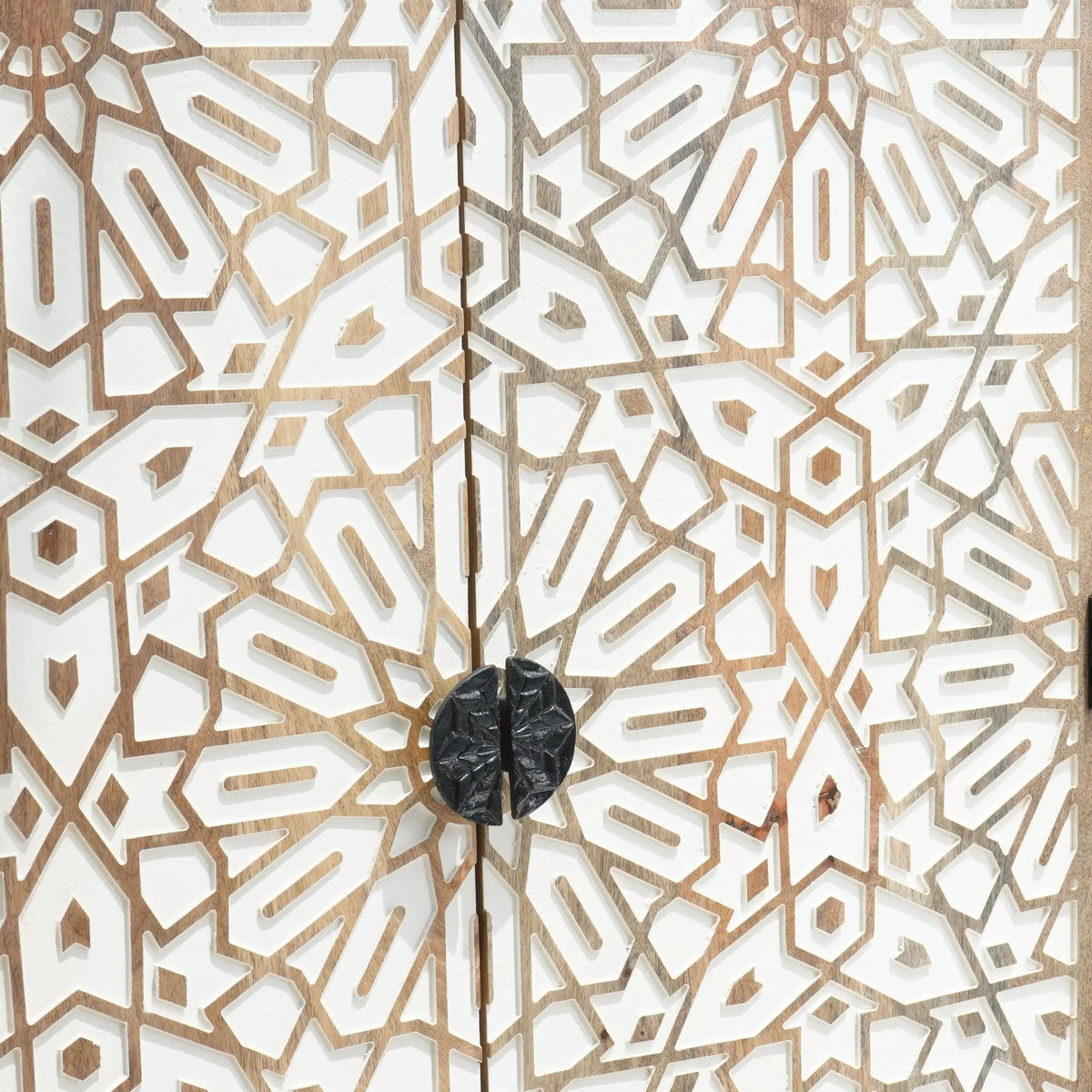 Ivory Wooden Cabinet - Art and craft furniture