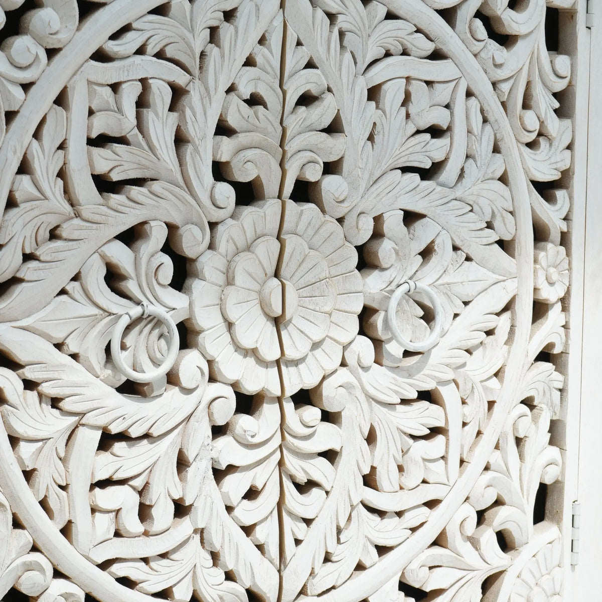 Karigar Carved Two-Door Sideboard - Art and craft furniture
