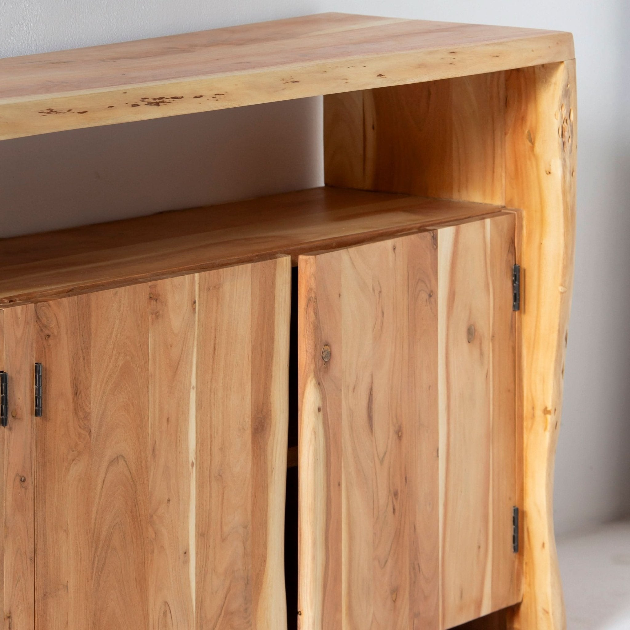 LIVE EDGE ACACIA FOUR DOOR SIDEBOARD - Art and craft furniture