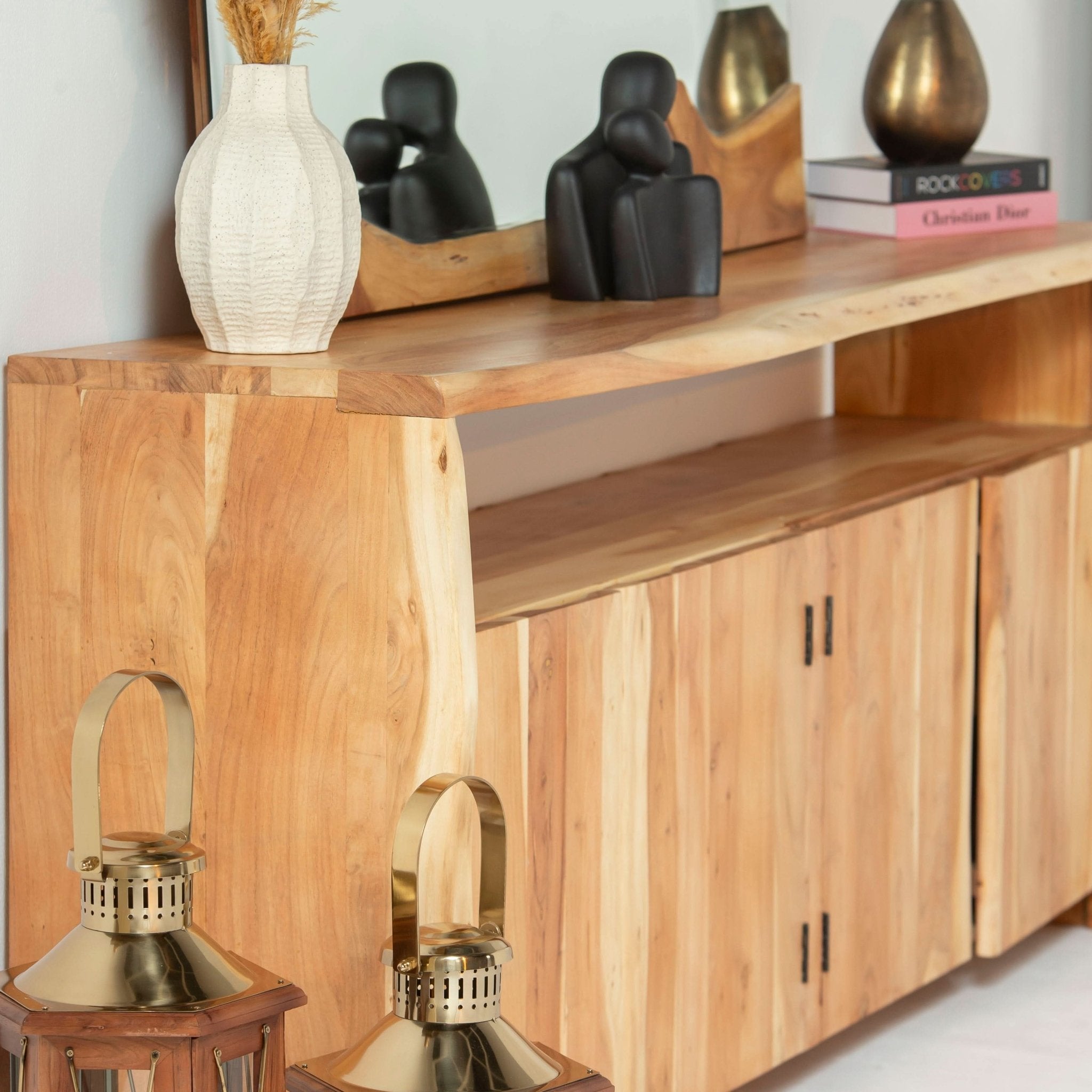 LIVE EDGE ACACIA FOUR DOOR SIDEBOARD - Art and craft furniture