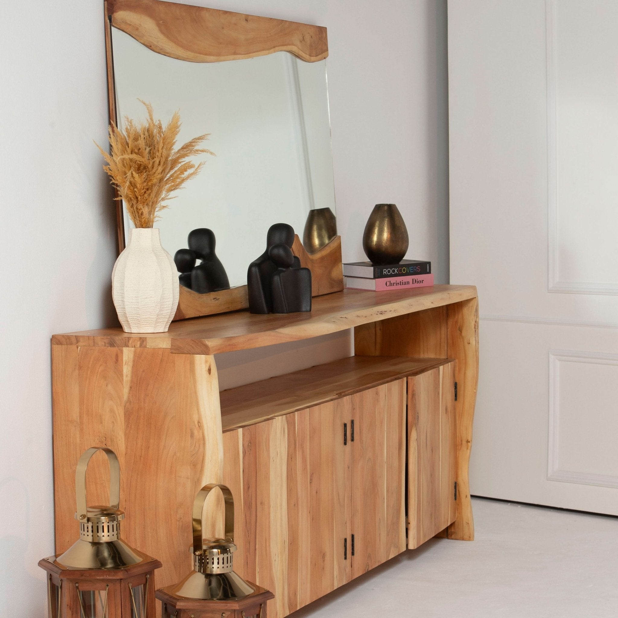 LIVE EDGE ACACIA FOUR DOOR SIDEBOARD - Art and craft furniture