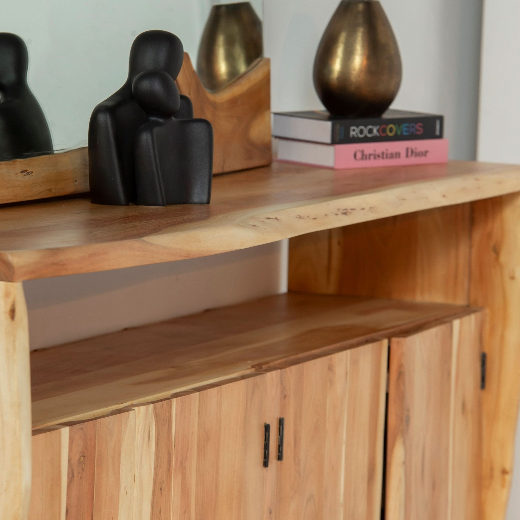 LIVE EDGE ACACIA FOUR DOOR SIDEBOARD - Art and craft furniture