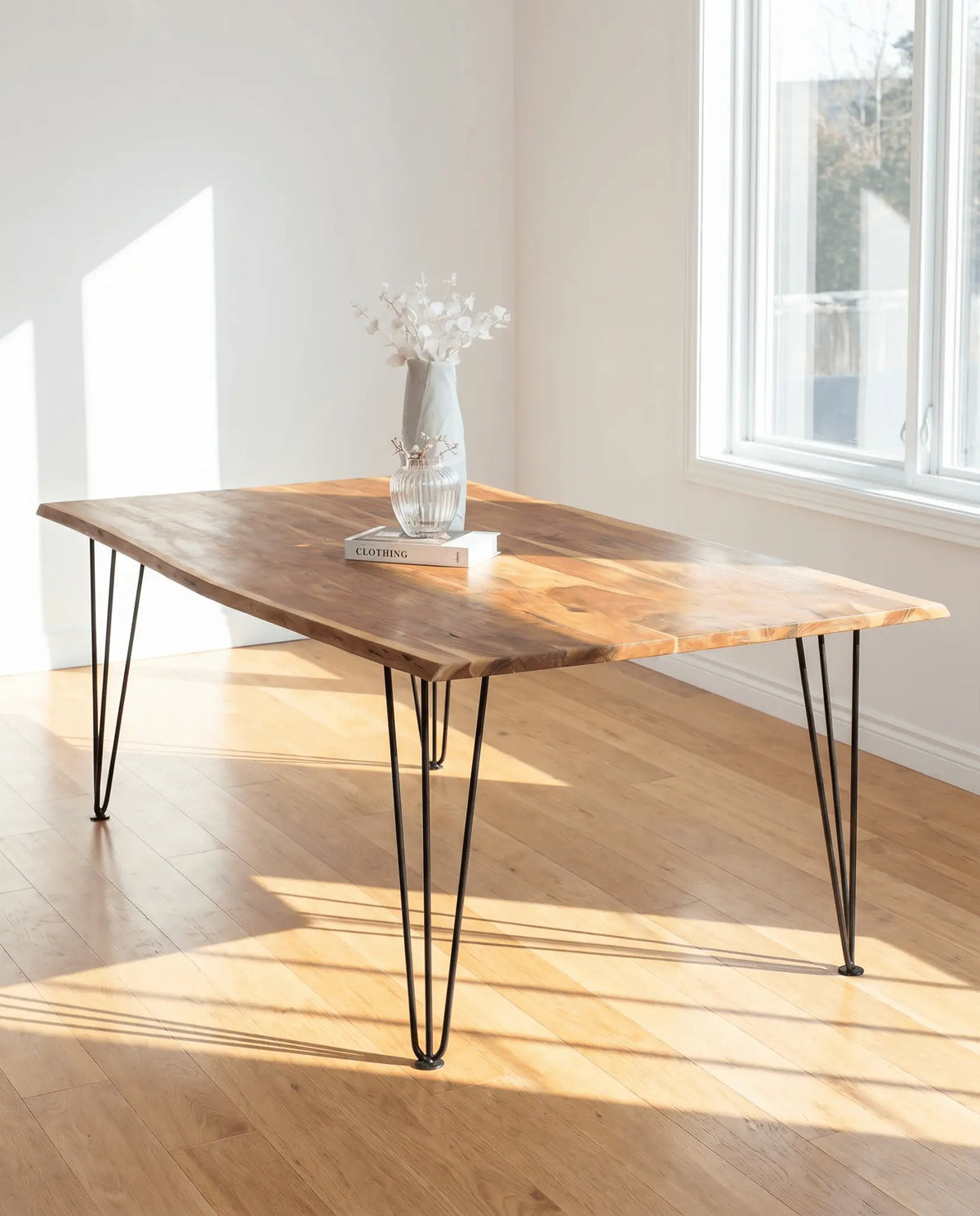 Liveedge Acacia Wood Dining Table. - Art and craft furniture