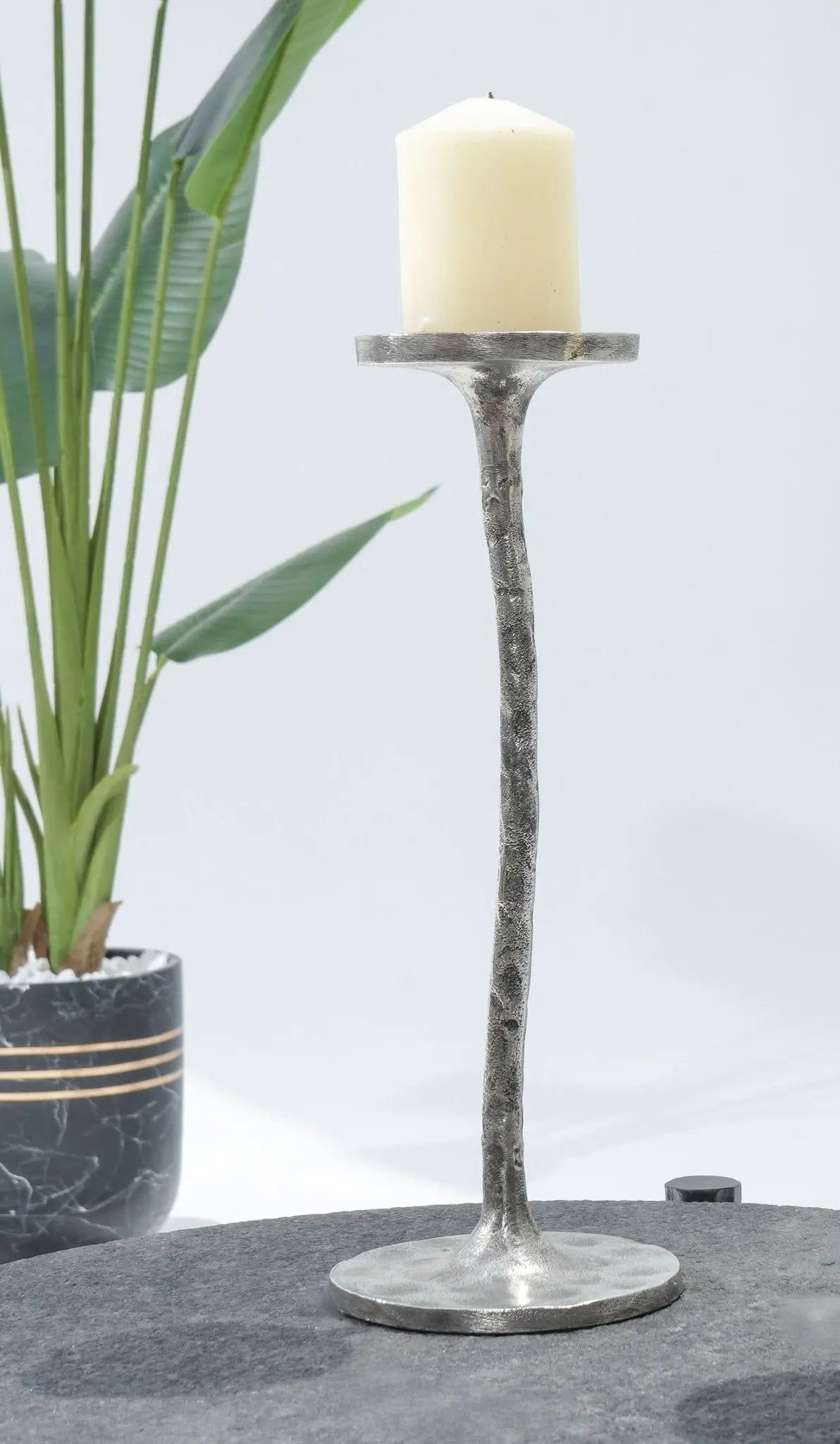 Luminous Grace Big Pillar Holder - Art and craft furniture
