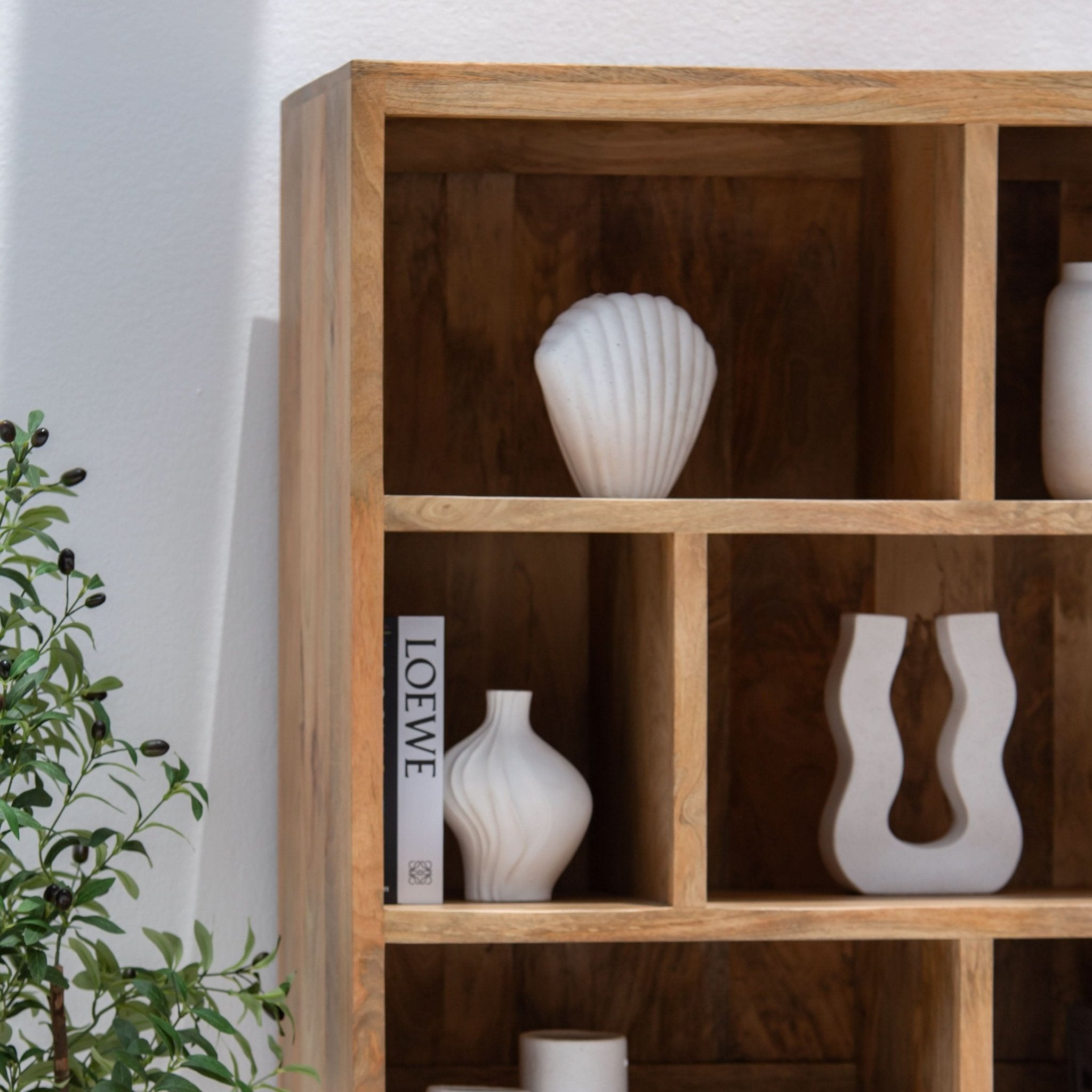 LUWIN LINING WOODEN BOOKSHELF - Art and craft furniture