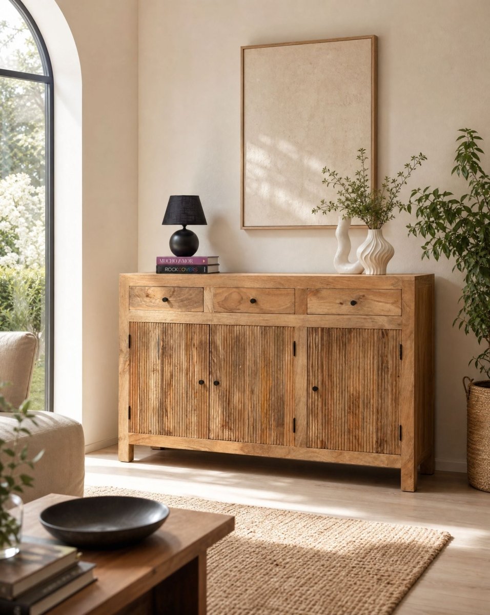Luwin Linning Three Door & Drawer Sideboard - Art and craft furniture