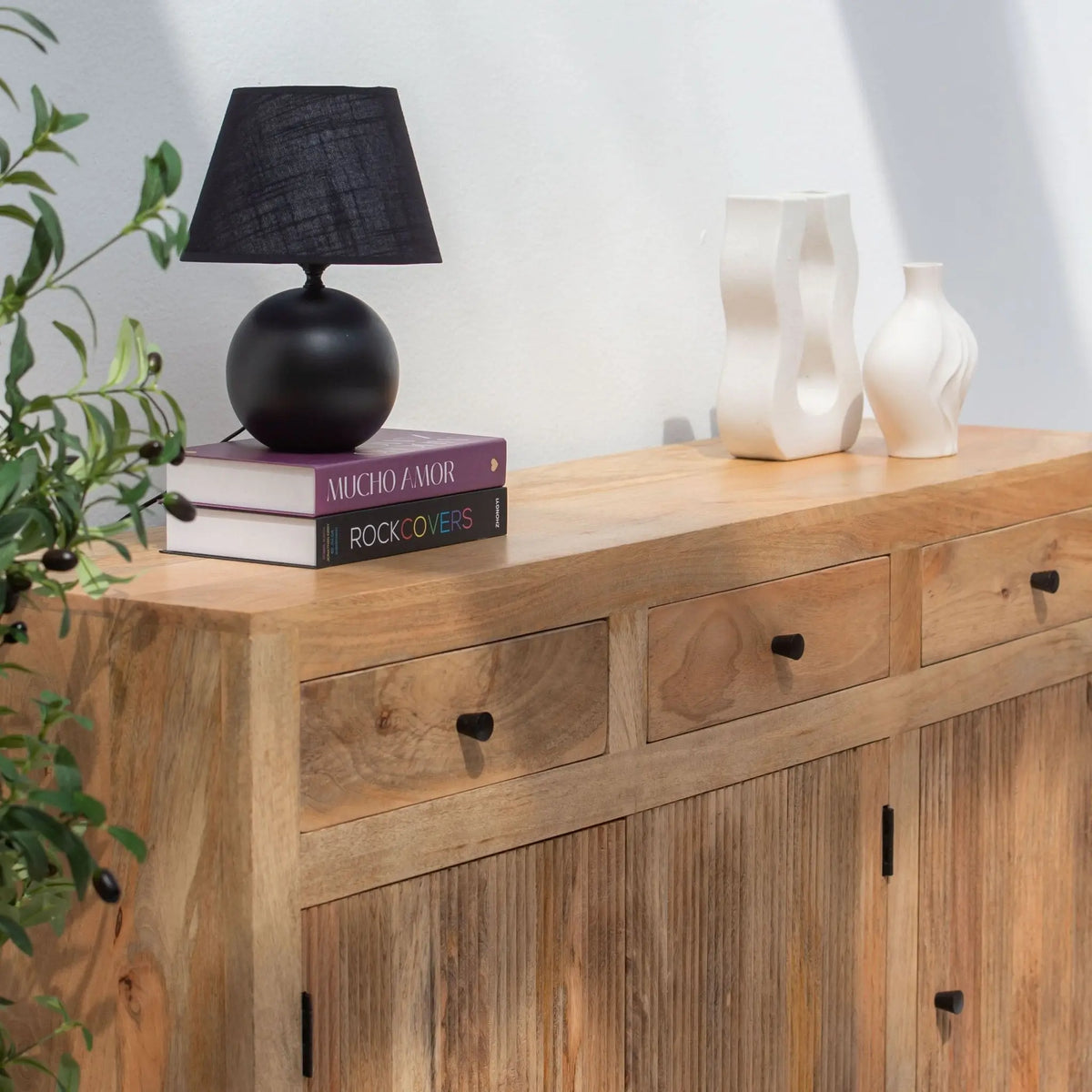 Luwin Lining Four Drawer Sideboard - Art and craft furniture