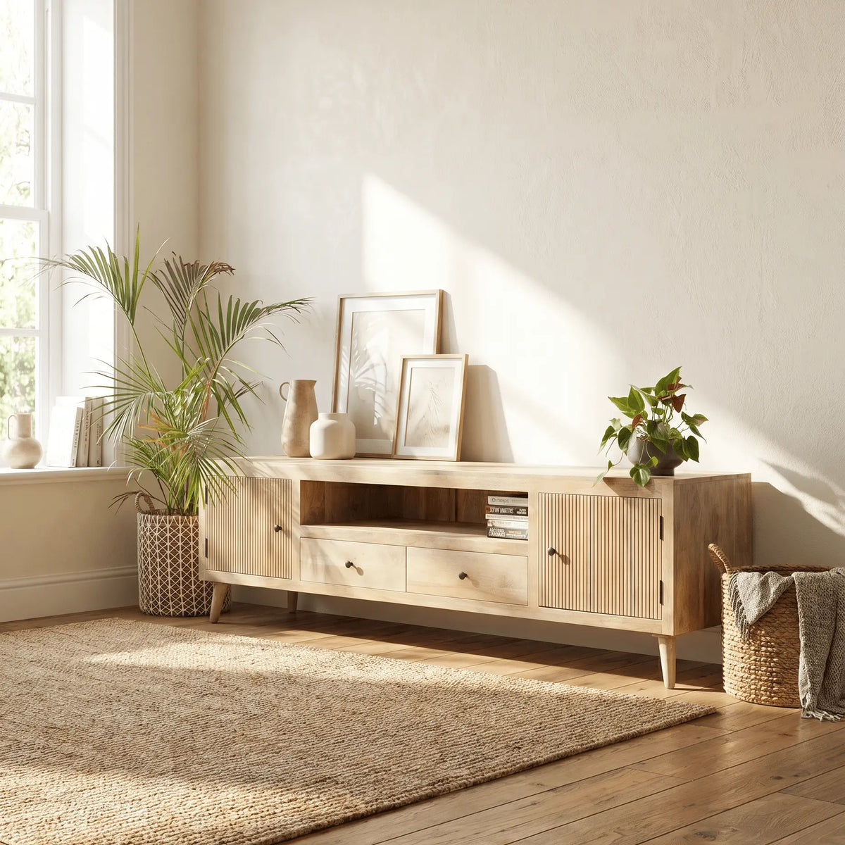 Luwin Linning TV Stand - Art and craft furniture