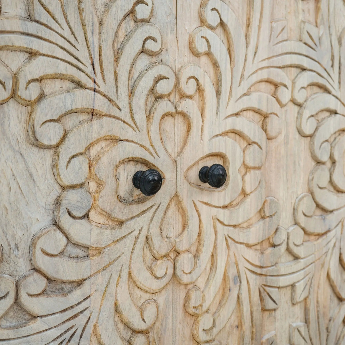 Mango Aura Carved Sideboard - Art and craft furniture