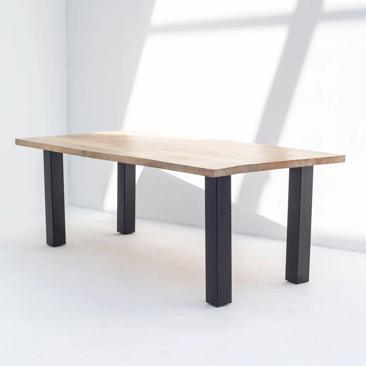 Mango Aura Pillar Leg Dining Table - Art and craft furniture