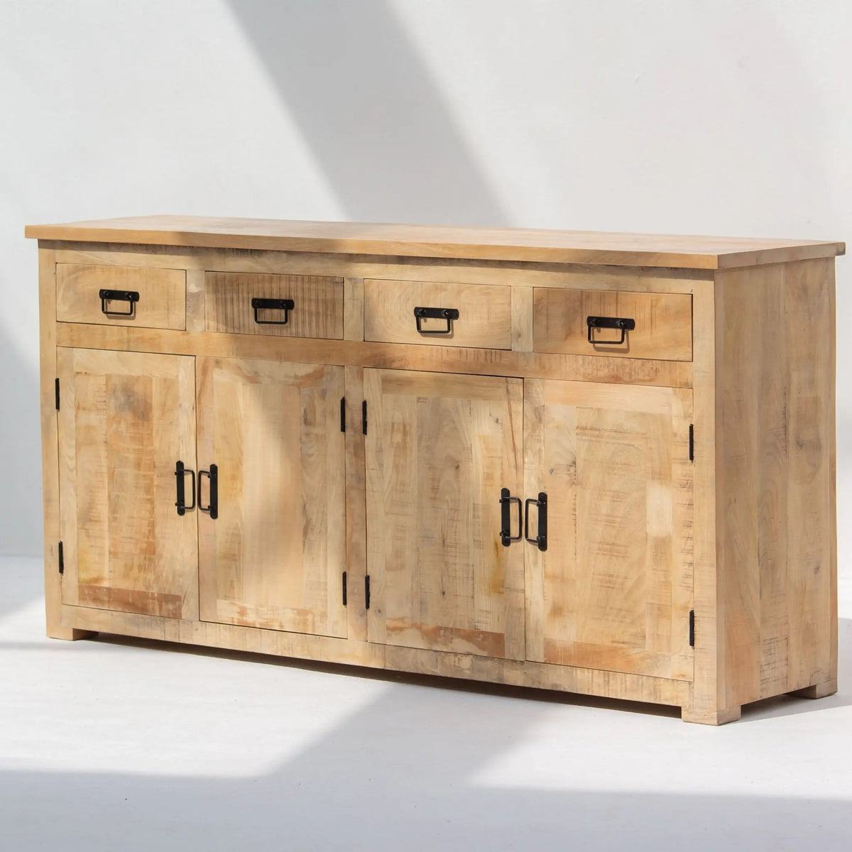 MANGOEDGE FOUR DRAWER FOUR DOOR SIDEBOARD - Art and craft furniture