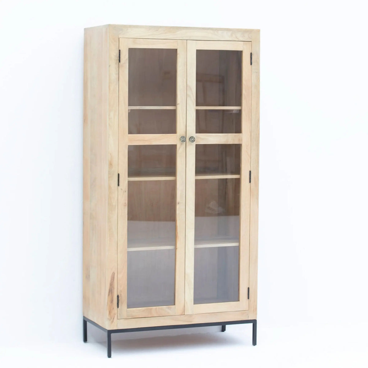Mangoedge Two Door Wooden Cabinet - Art and craft furniture