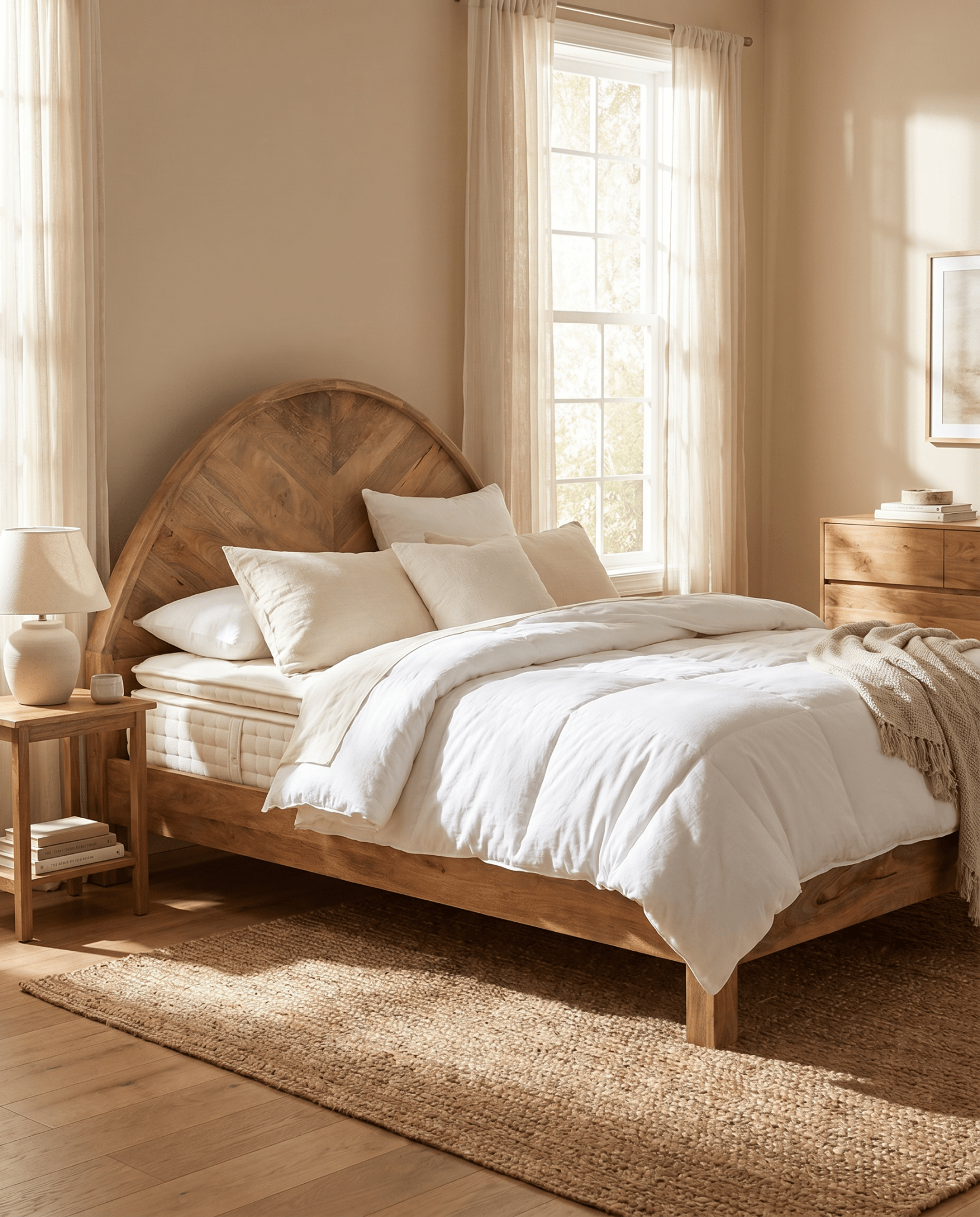 MANGOEDGE WOODEN BED FRAME - Art and craft furniture