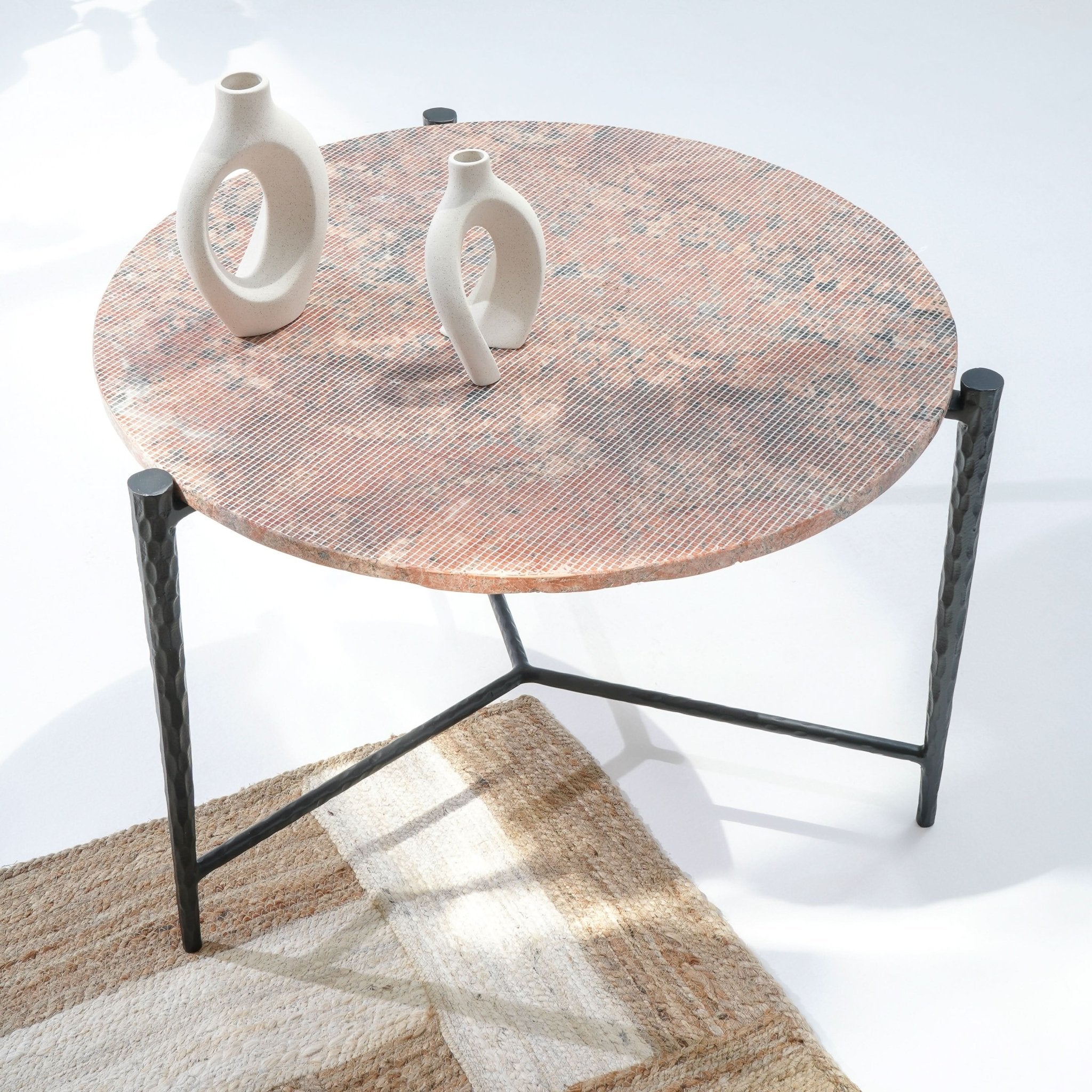 MARBLE NOBLE NEST COFFEE TABLE - Art and craft furniture