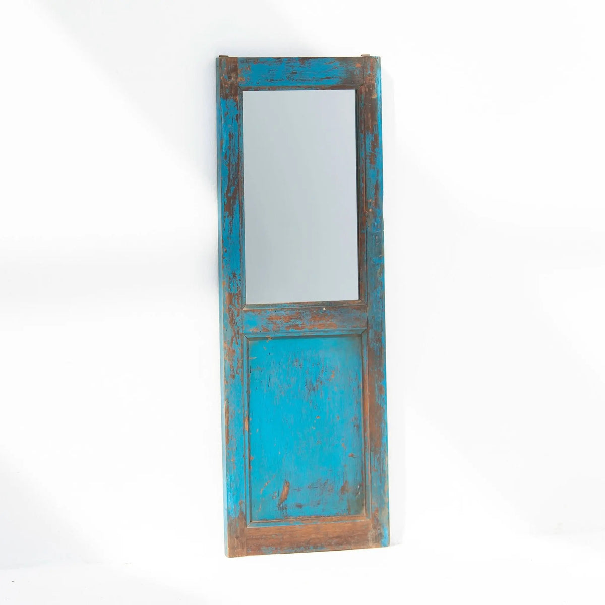 Medium Size Antique Rustic Colour Mix Frame Mirrors - Art and craft furniture