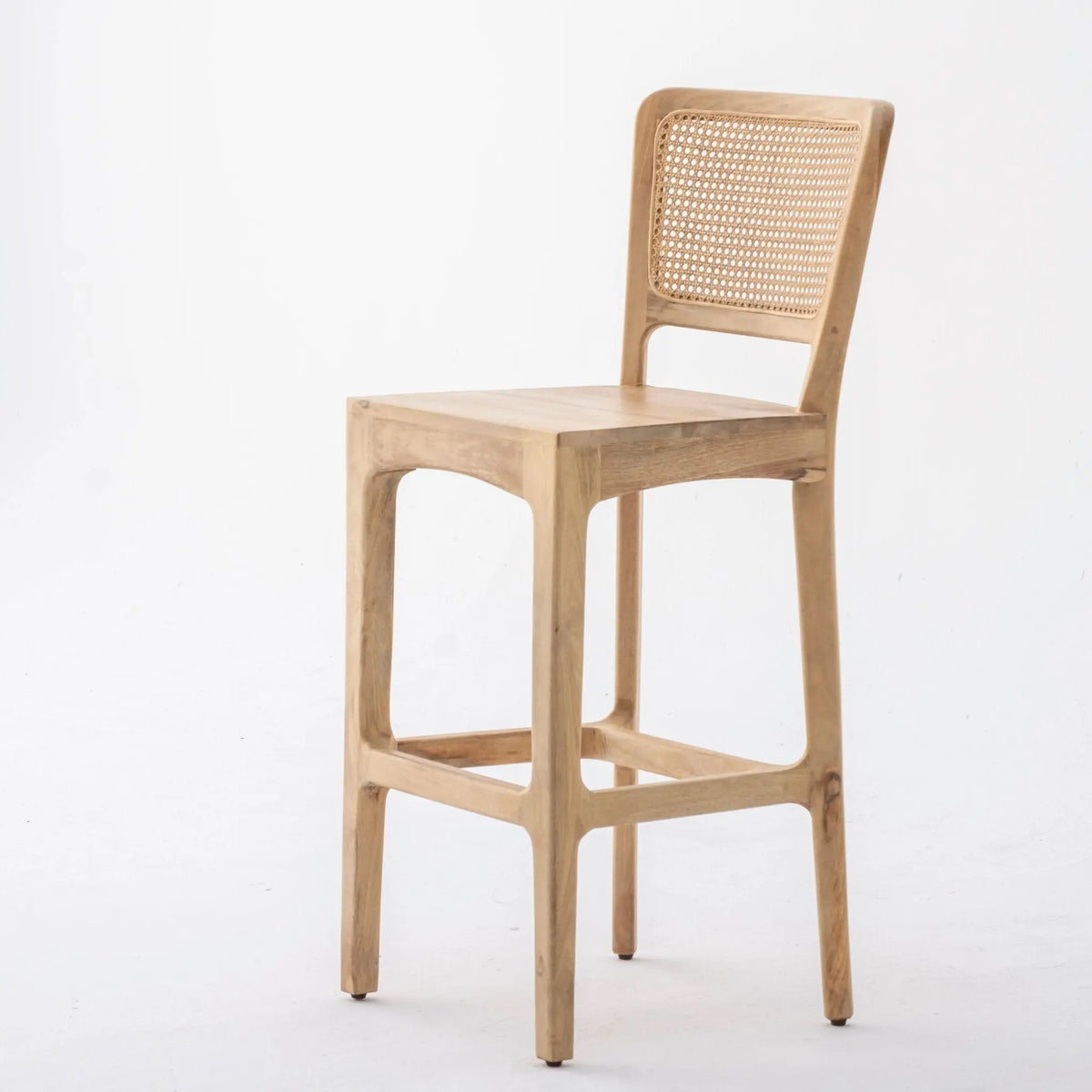 Elysian Cane Bar Stool - Art and craft furniture