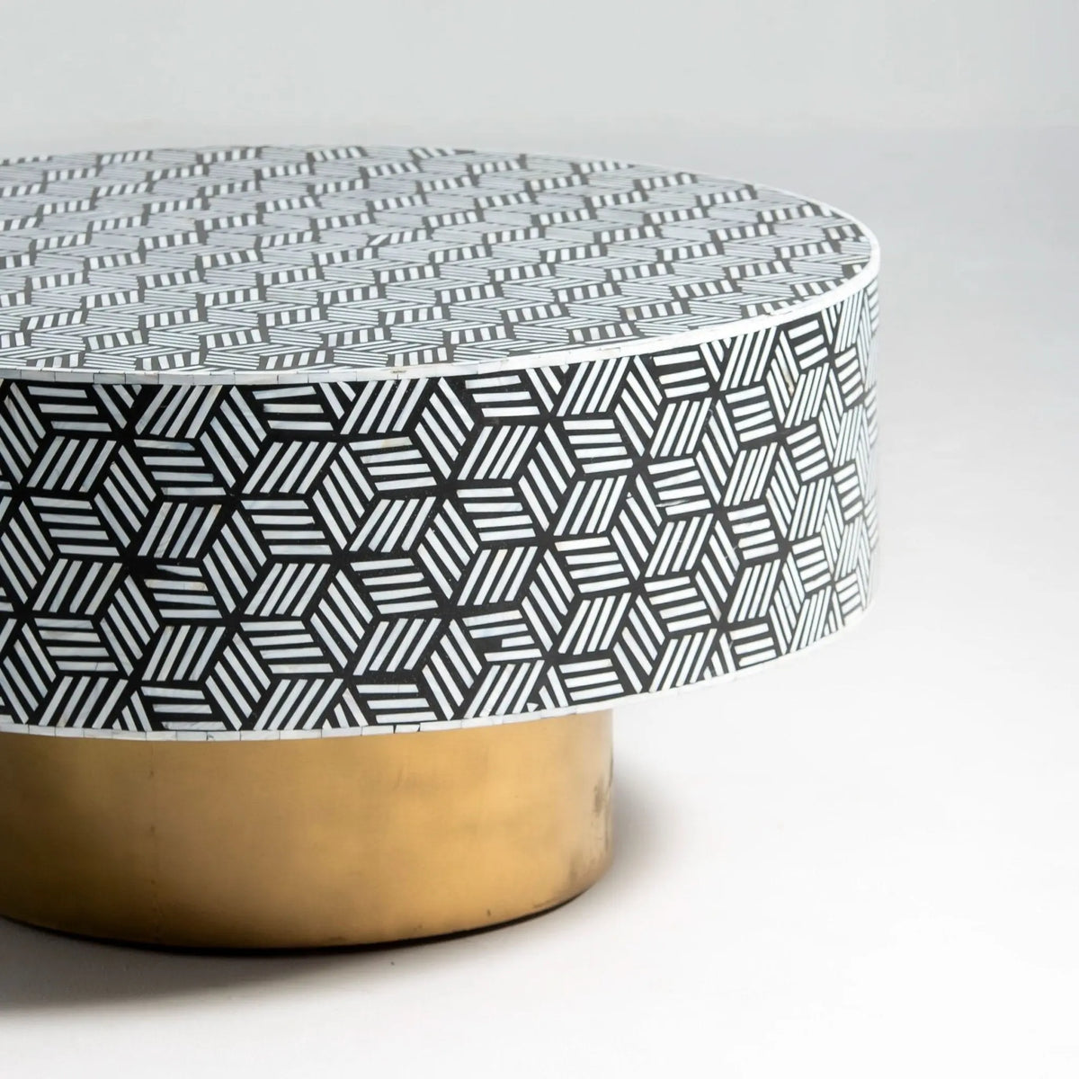 Mystic Black Inay Coffee Table - Art and craft furniture