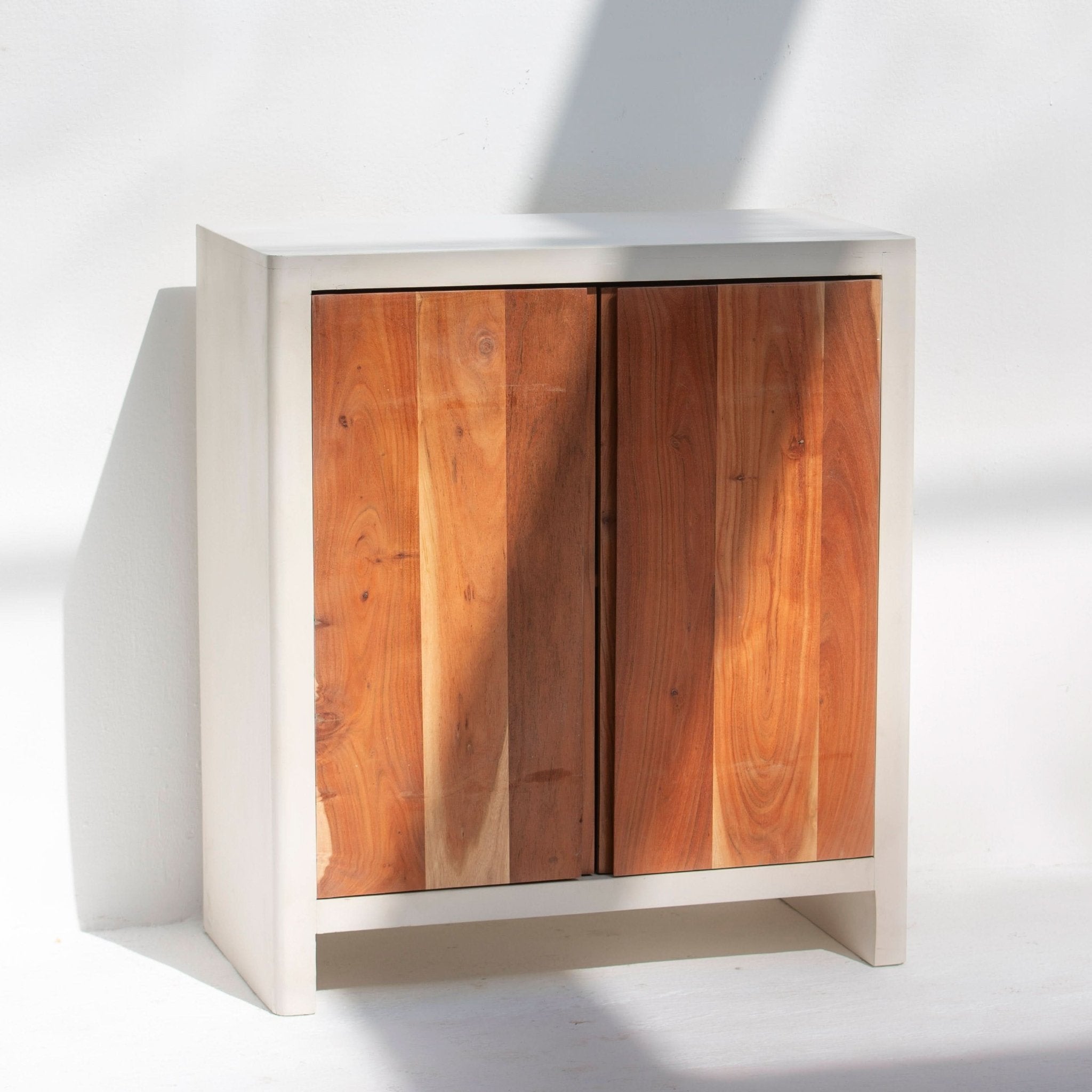 NATURA CURVE WOODEN TWO DOOR SIDEBOARD - Art and craft furniture