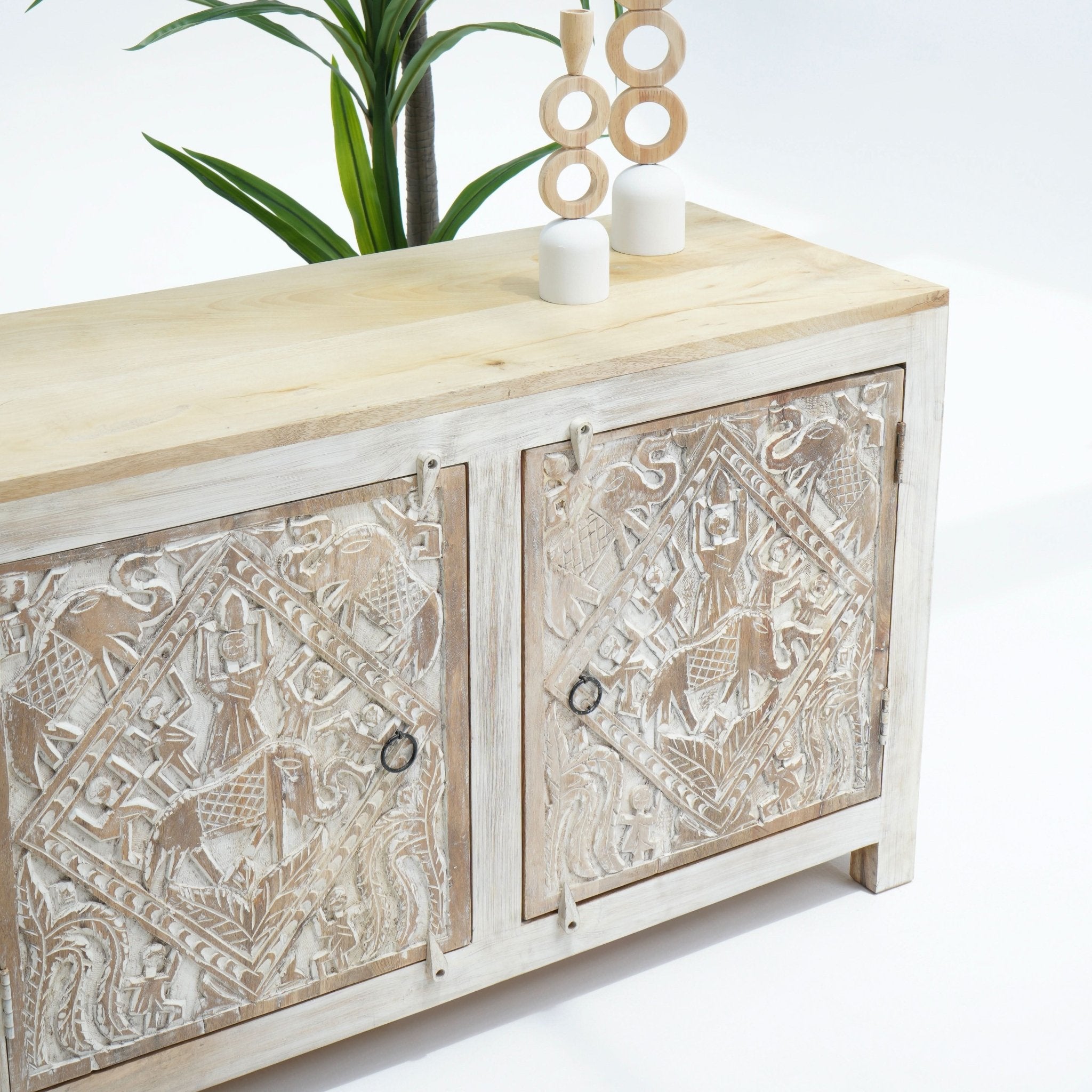 NEW-ART THREE DOOR SIDEBOARD - Art and craft furniture