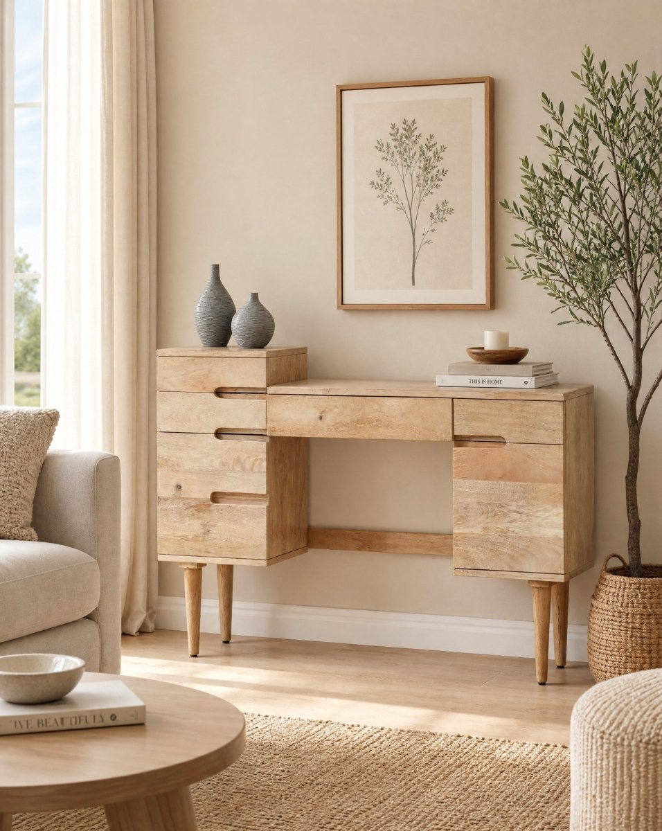 Nexus Mango Wood Study Desk - Art and craft furniture