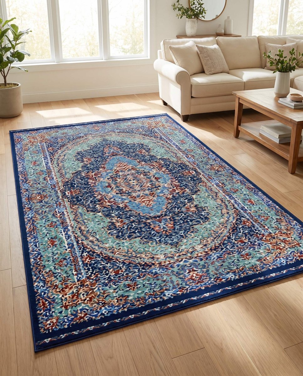 Niloufar Blue Carpet - Art and craft furniture