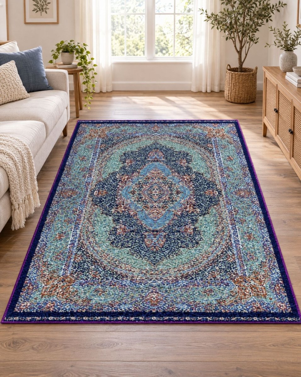 Niloufar Blue Carpet - Art and craft furniture