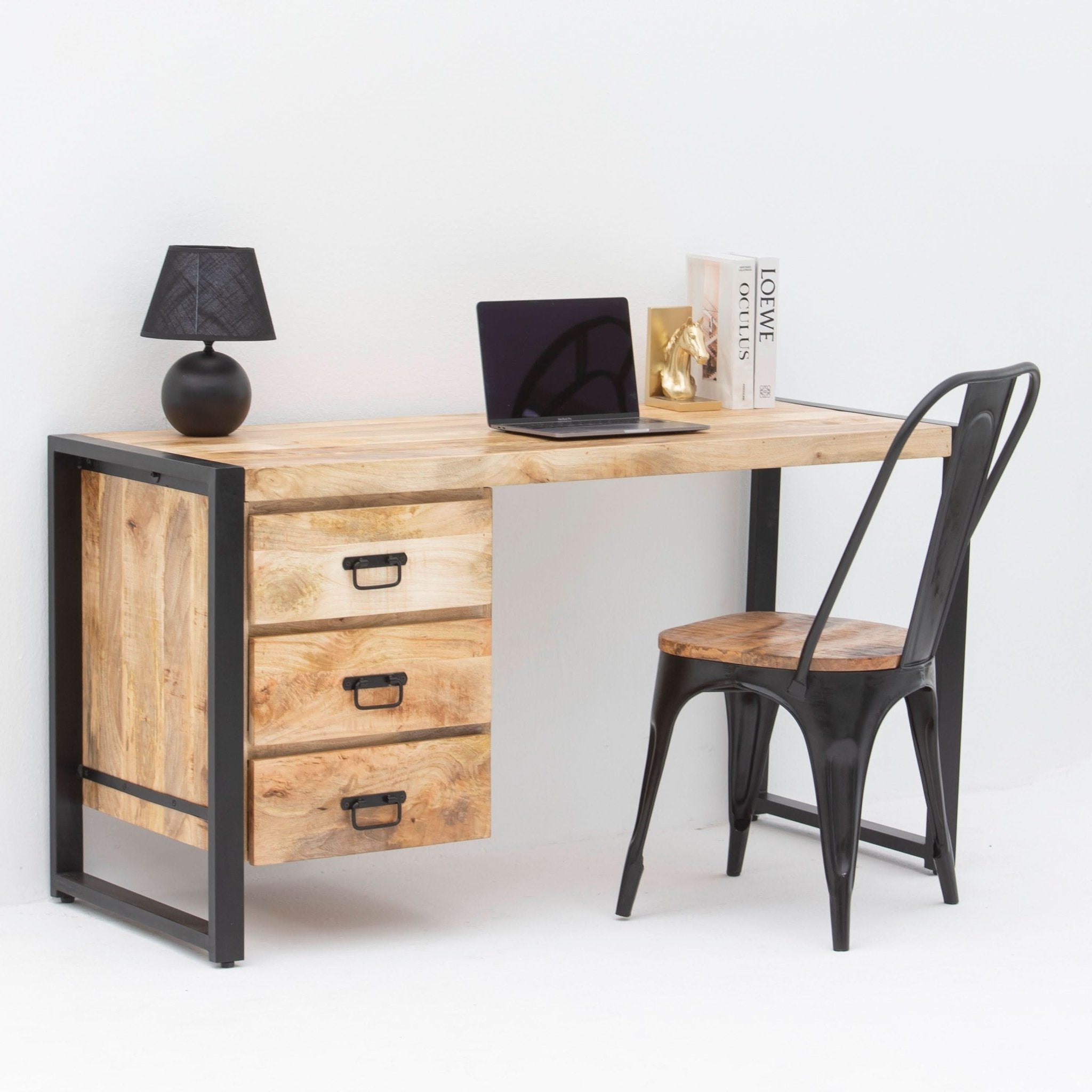 OSLO STUDY DESK THREE DRAWER - Art and craft furniture