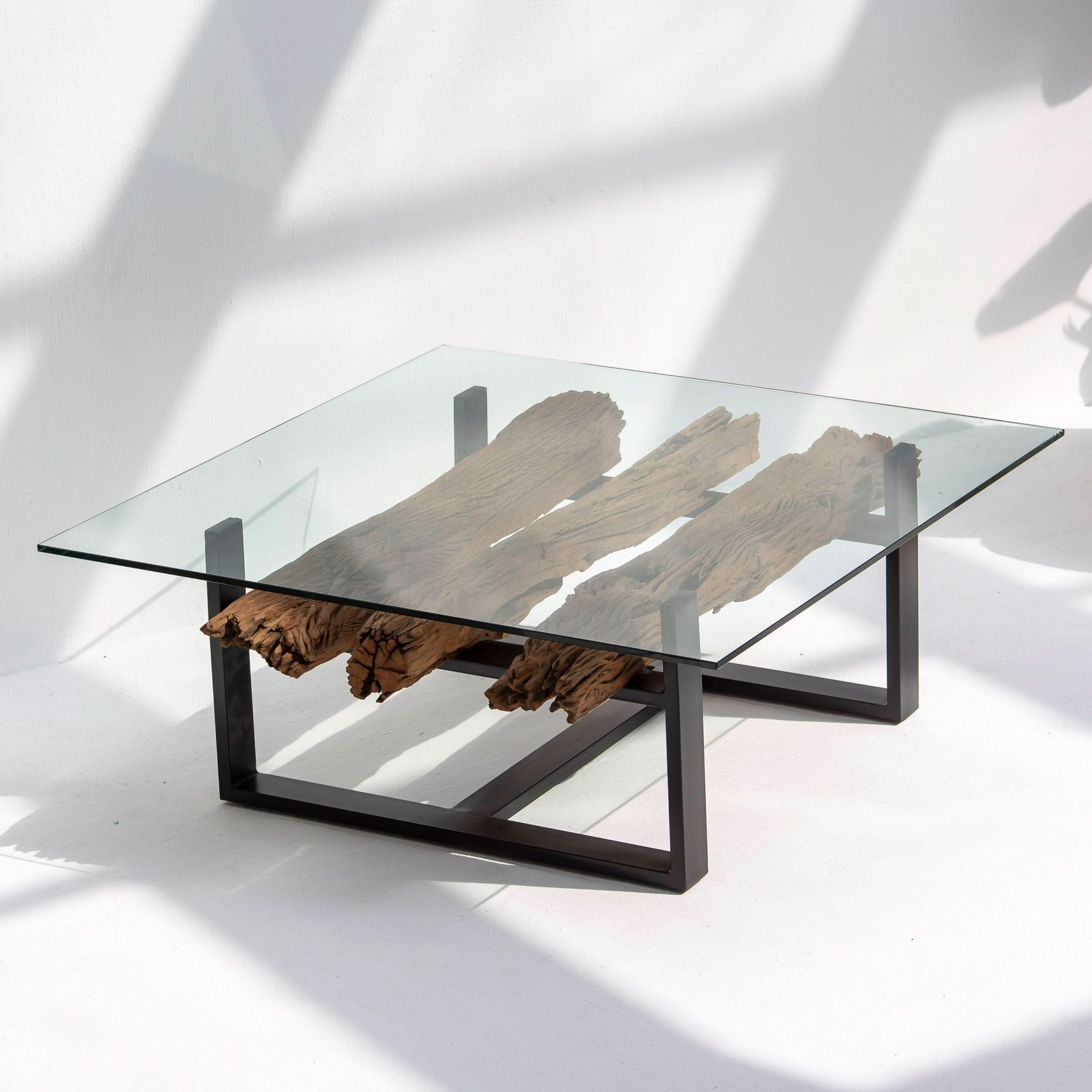 RAILWAY LOG COFFEE TABLE - Art and craft furniture