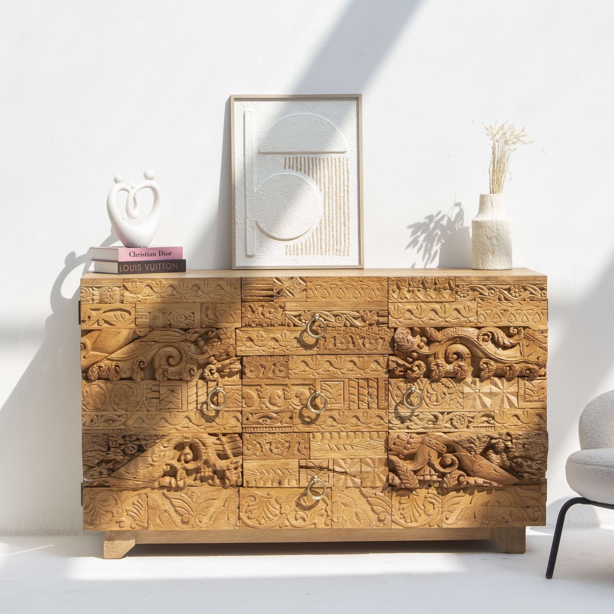 RAJWADA WOODEN SIDEBOARD - Art and craft furniture