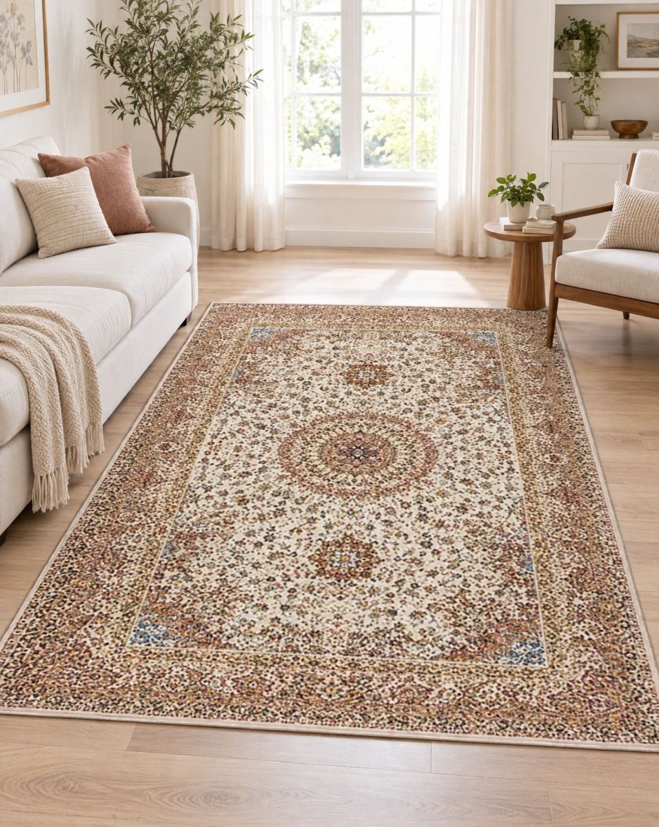 Roya Cream Carpet - Art and craft furniture