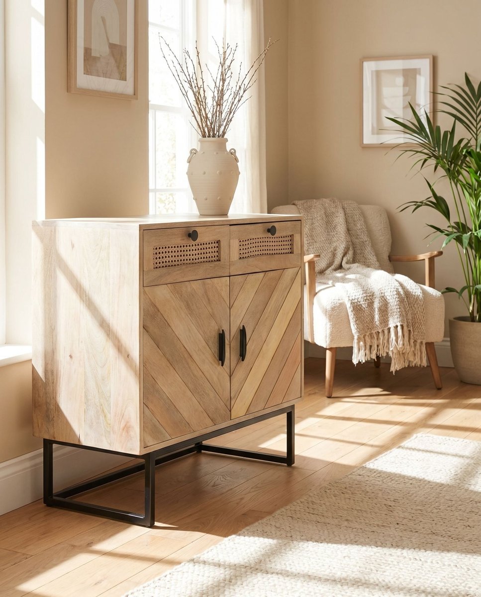 Rustic Harmony 2 Door & 2 Drawer Sideboard - Art and craft furniture