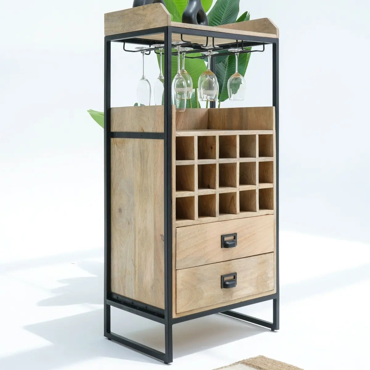 Rustic Refined Single Bar Counter - Art and craft furniture