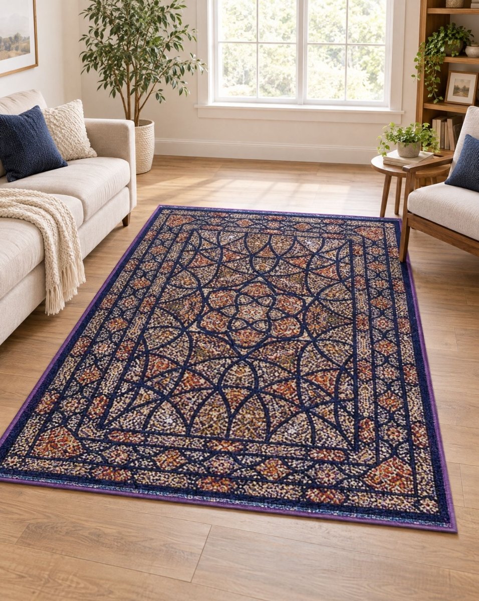 Setareh Blue Carpet - Art and craft furniture