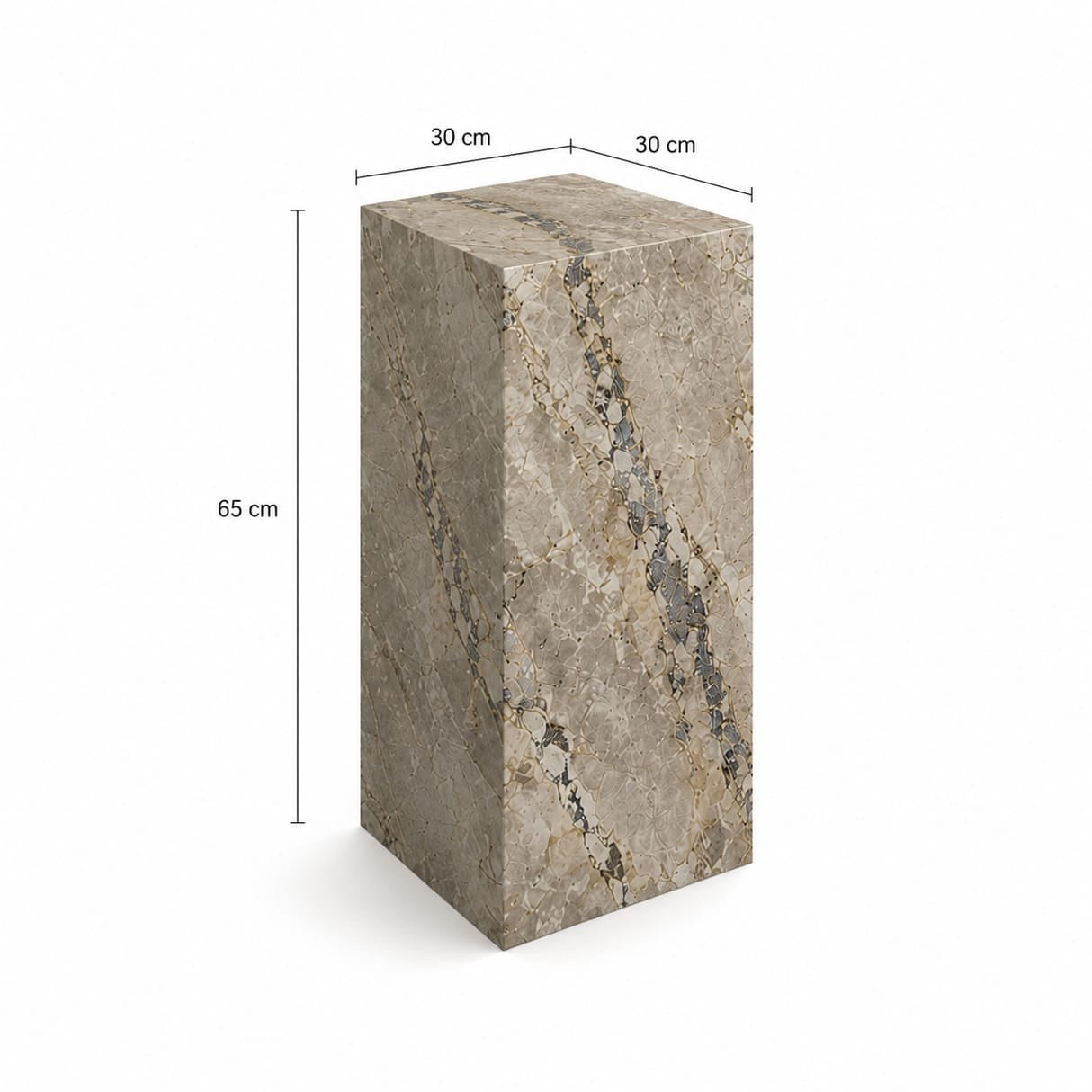 Shera Marble Plinth Honed Finish - Art and craft furniture