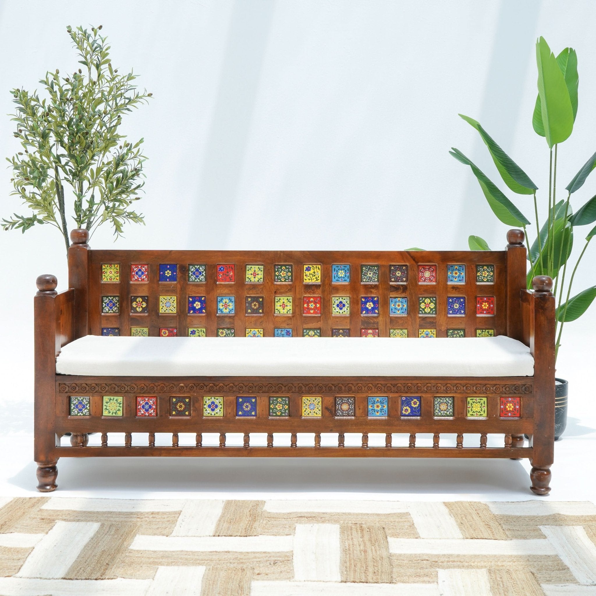 SHESTILE TILE FTD THREE-SEATER SOFA - Art and craft furniture