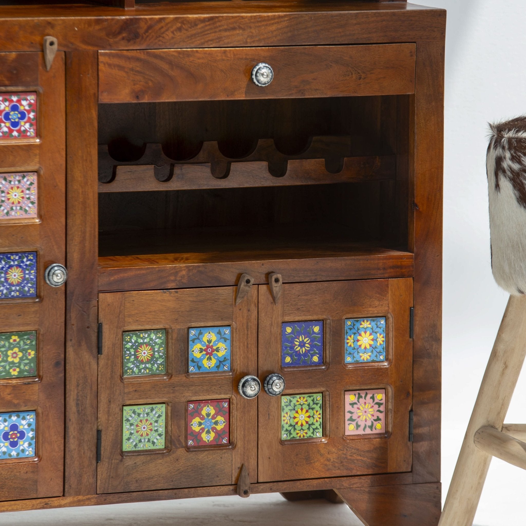 SHESTILE WOODEN TILE FTD BAR COUNTER - Art and craft furniture