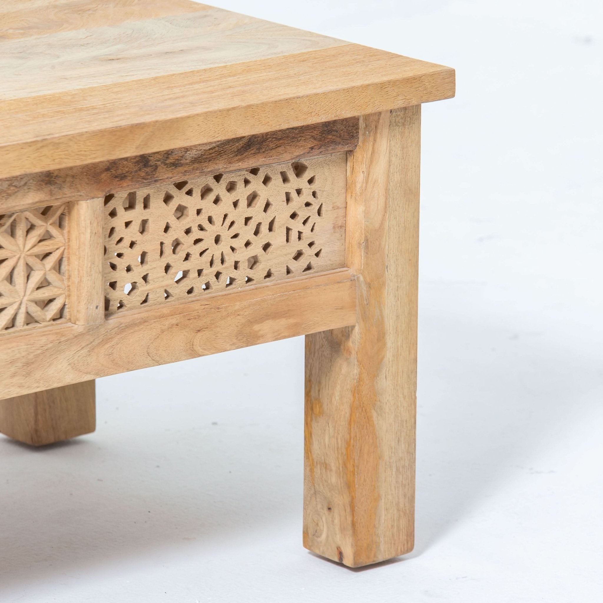 SIERRA WOODEN COFFEE TABLE - Art and craft furniture