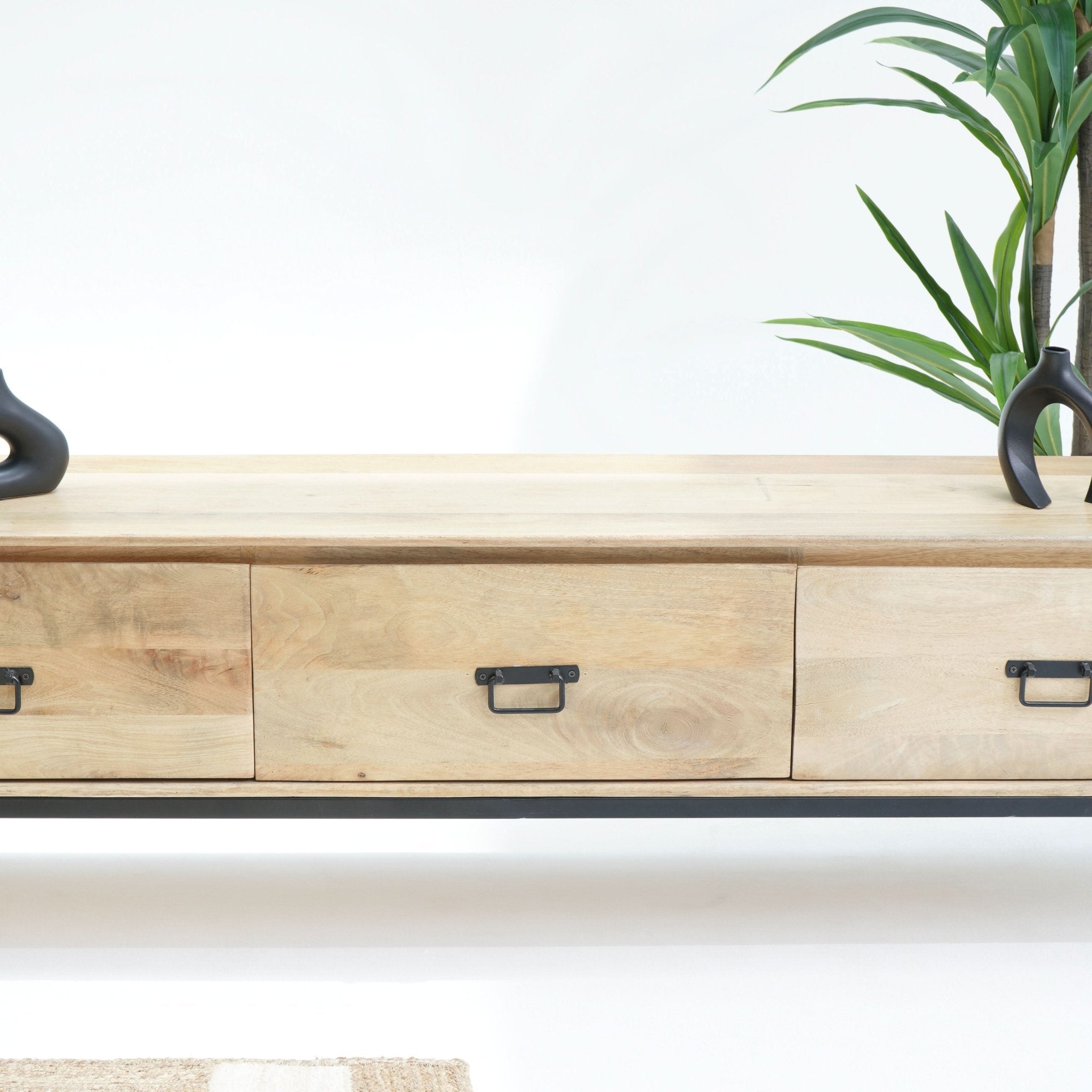 SKYLINE THREE DRAWER TV STAND - Art and craft furniture