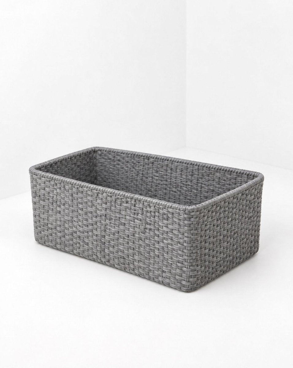 Slate Weave Rectangle Planter - Art and craft furniture