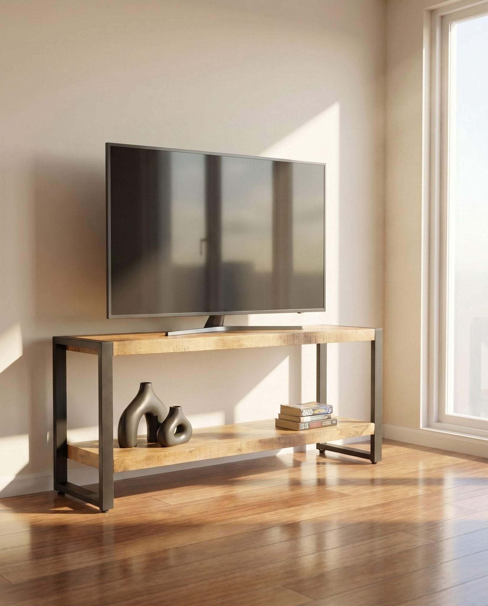 Tampa open Tv stand - Art and craft furniture