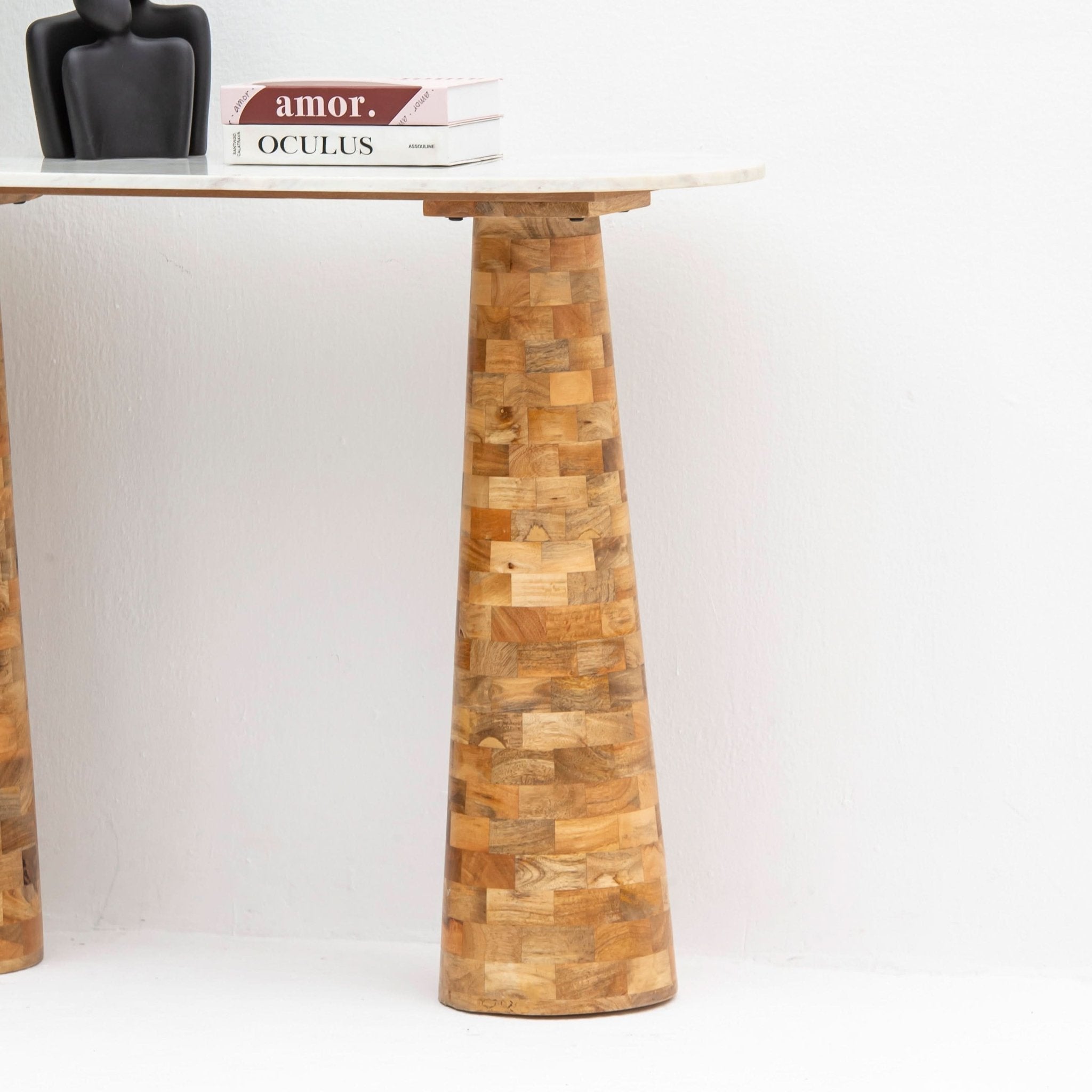 TERRALUXE MARBLE CONSOLE TABLE - Art and craft furniture
