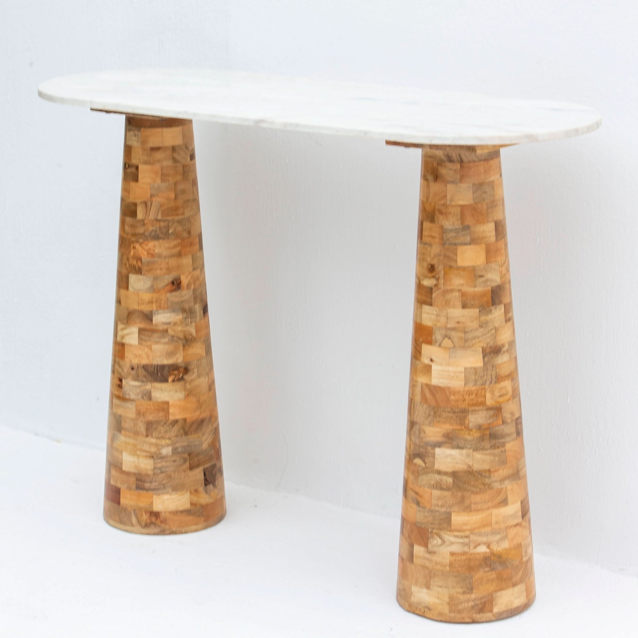 TERRALUXE MARBLE CONSOLE TABLE - Art and craft furniture