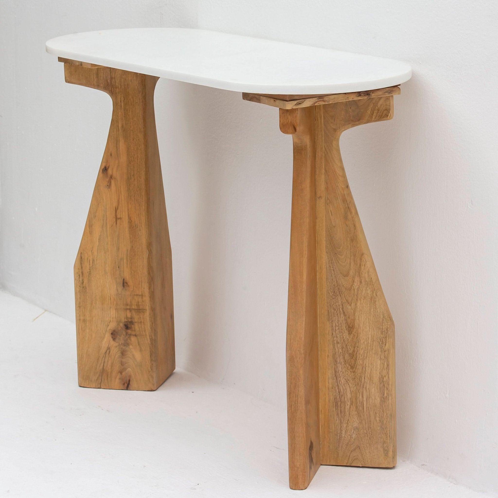 TERRALUXE MARBLE CONSOLE TABLE - Art and craft furniture