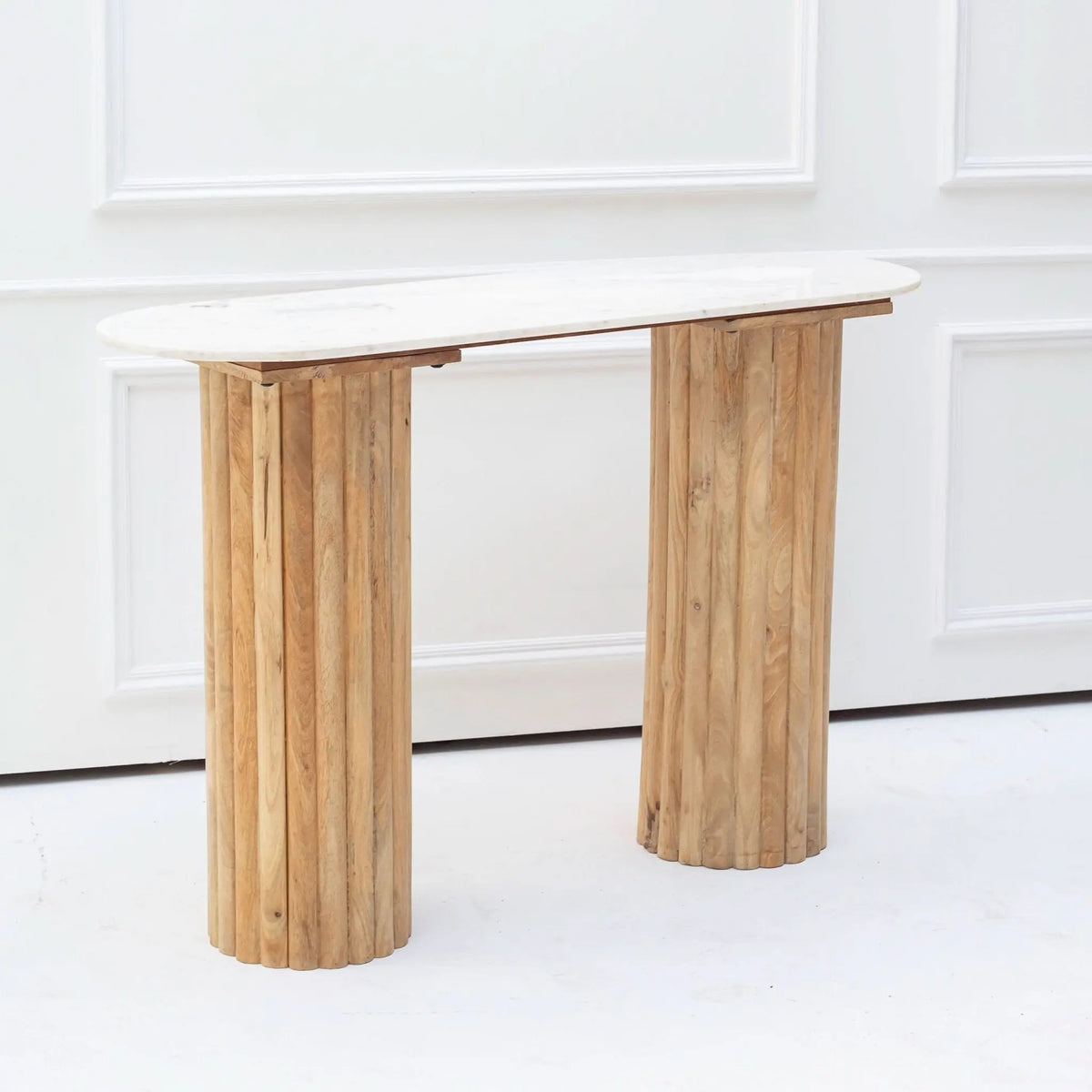 Terraluxe Marble Console Table - Art and craft furniture