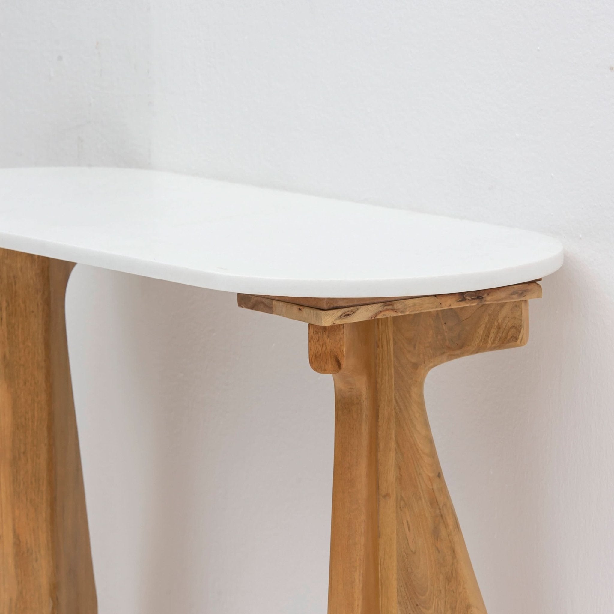 TERRALUXE MARBLE CONSOLE TABLE - Art and craft furniture