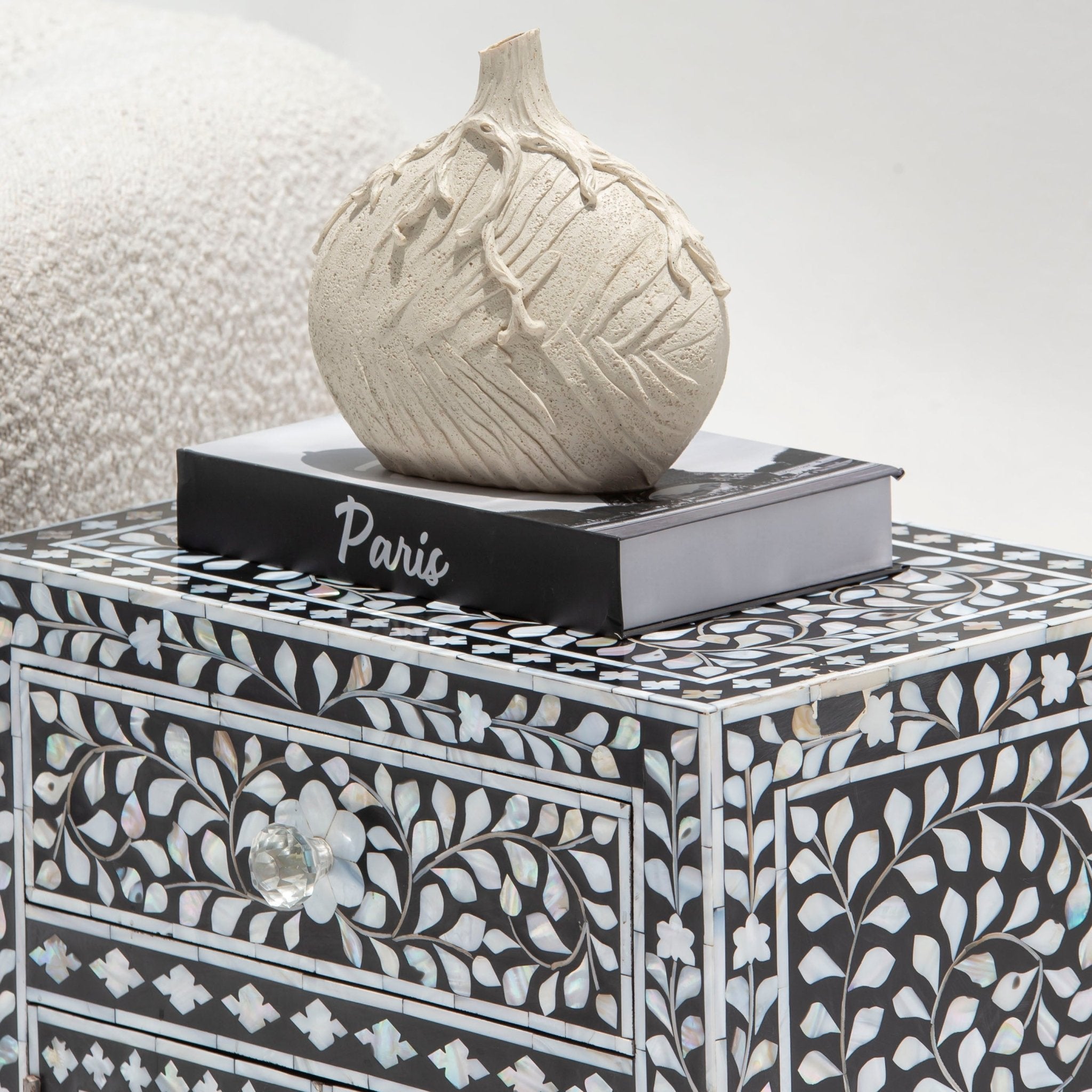 Textured Ceramic Vase - Art and craft furniture