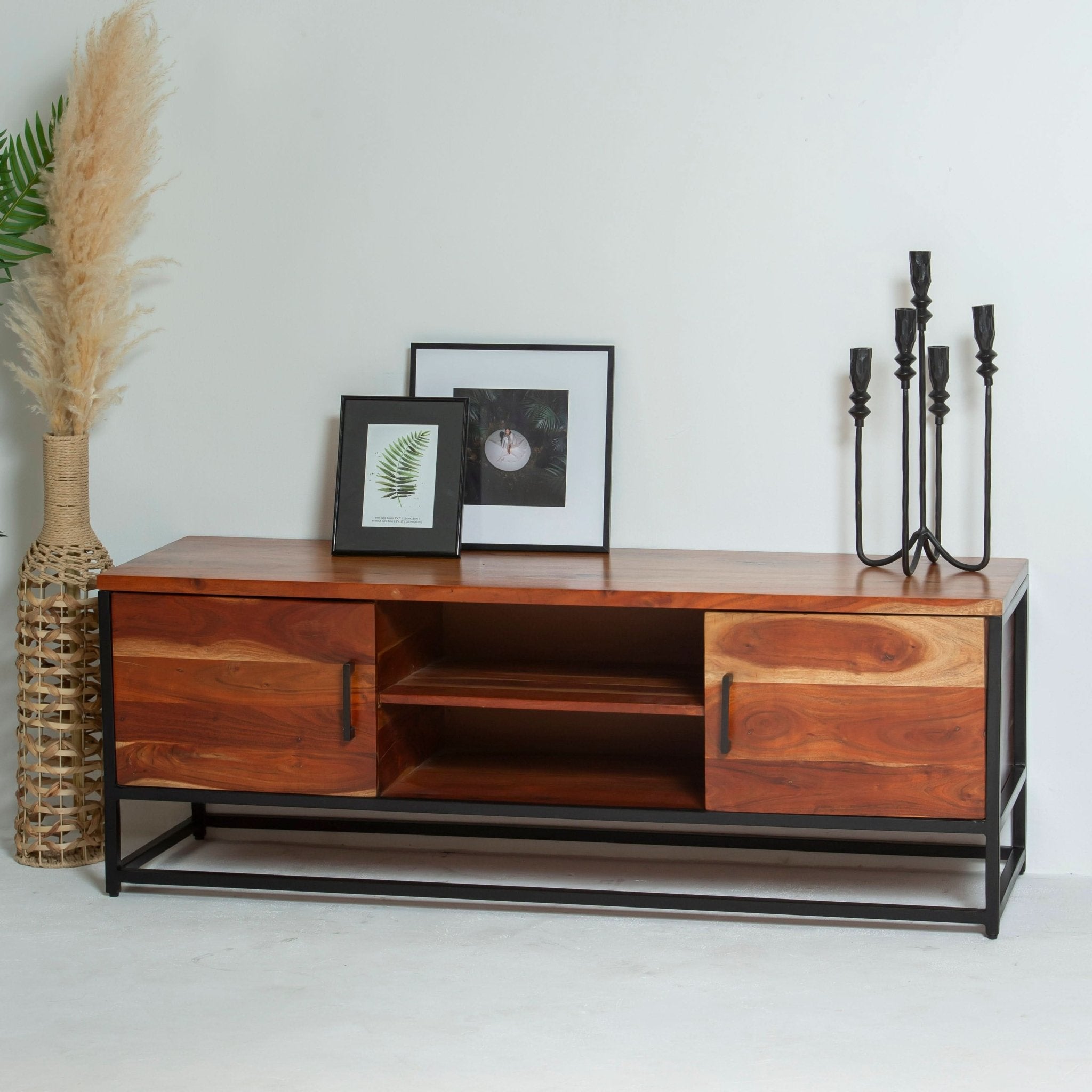 THE ARTISAN ACACIA WOOD TV STAND - Art and craft furniture