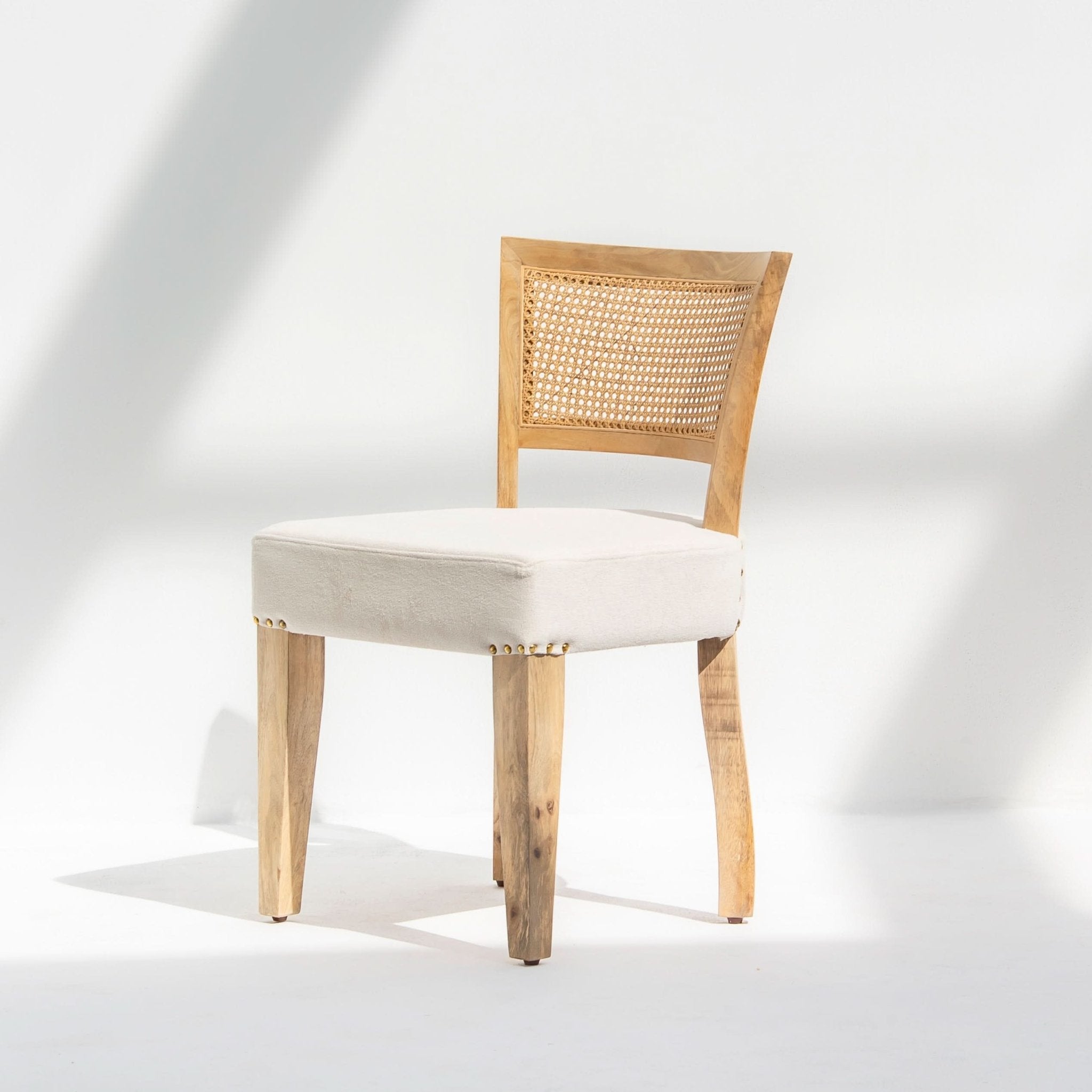 THE GRAND HERITAGE MANGO WOOD CANE CHAIR - Art and craft furniture
