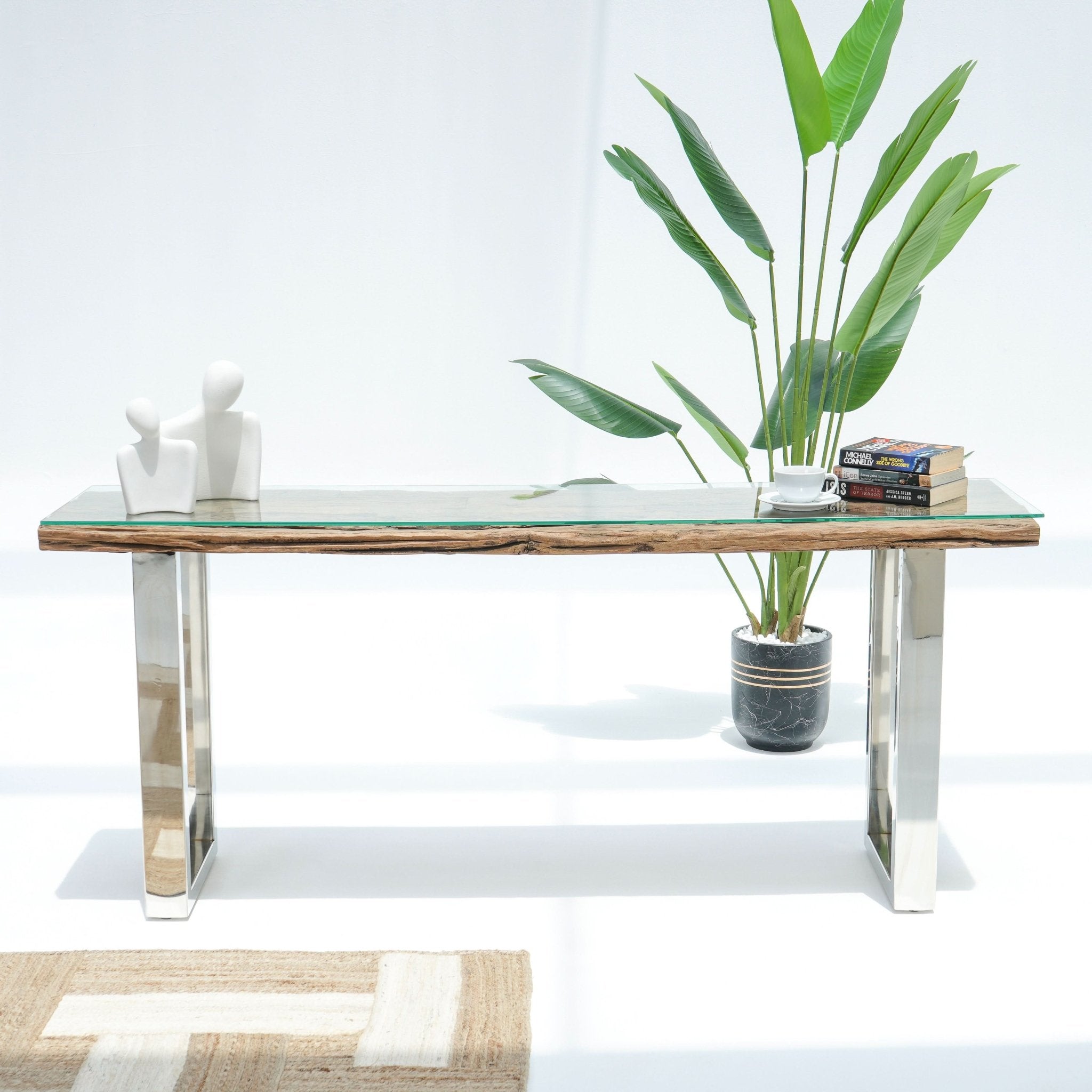 The Indian Heritage Railways Console Table - Art and craft furniture