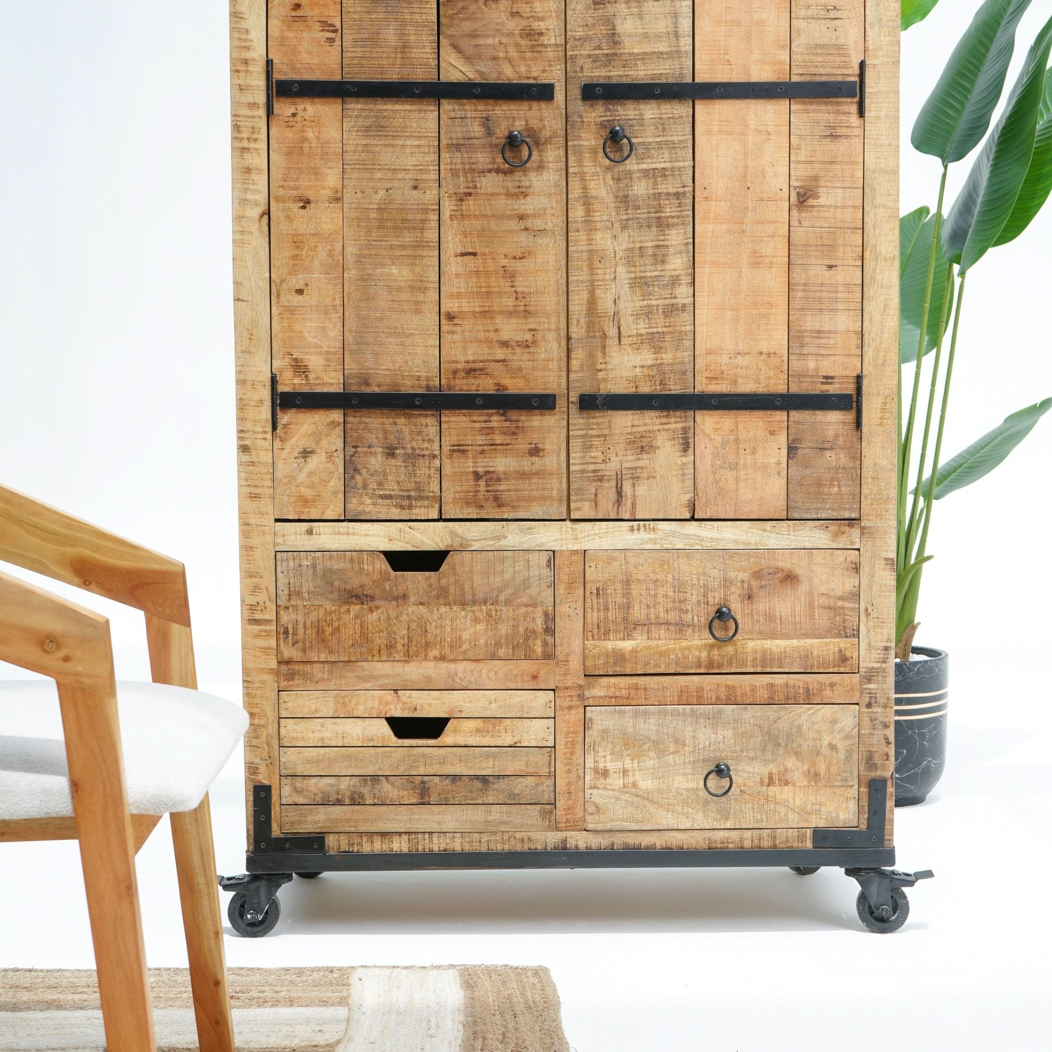 THE VINTAGE VAULT BAR CABINET - Art and craft furniture